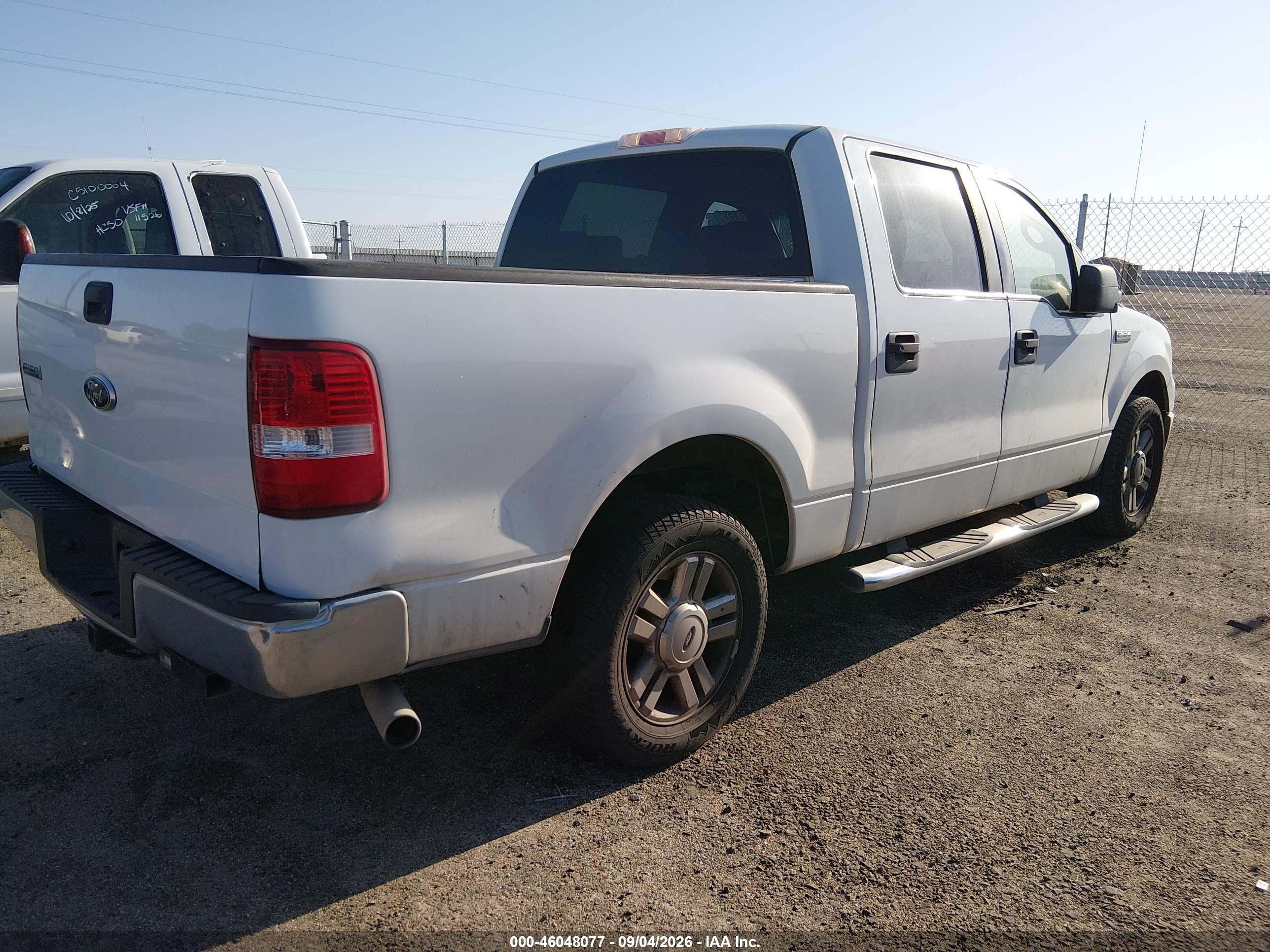 2008 Ford F-150 60th Anniversary/fx2/xl/xlt White vin: 1FTRW12W78FB93026