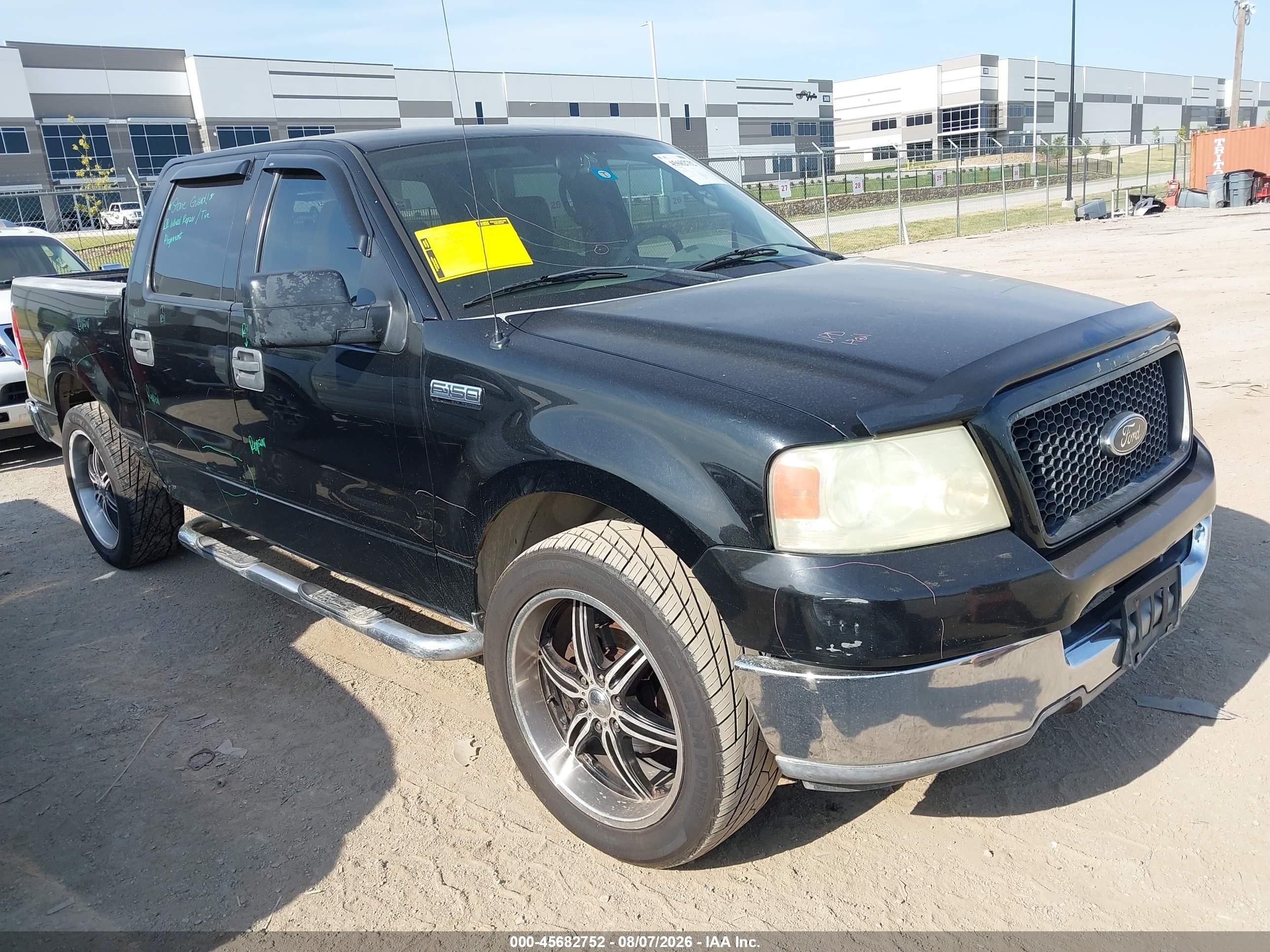 2004 Ford F-150 Xlt Black vin: 1FTRW12W84FA13420