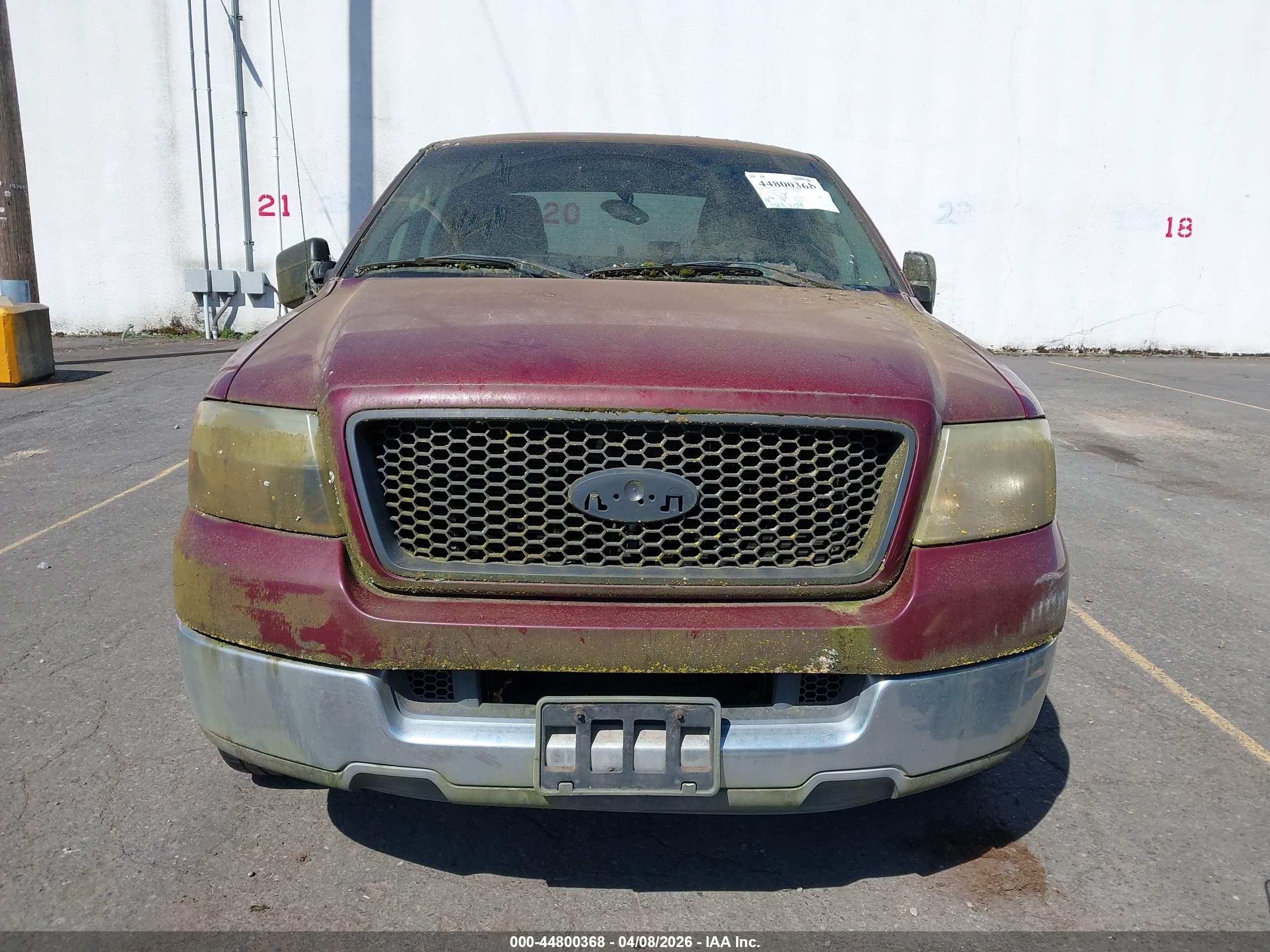 2004 Ford F-150 Xlt Red vin: 1FTRW12W84KB57055