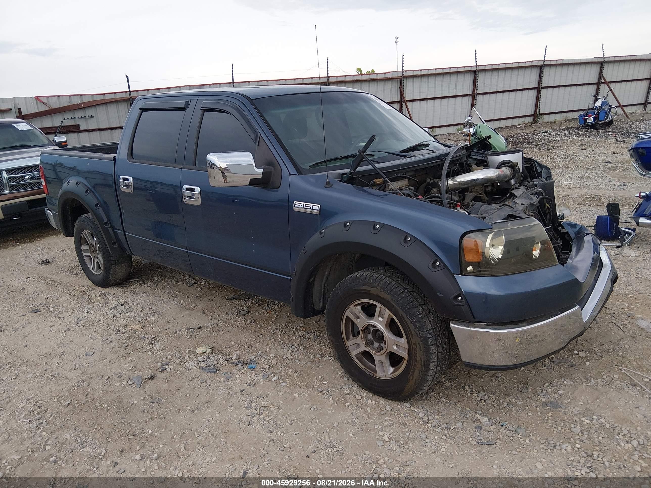2004 Ford F-150 Xlt Синий vin: 1FTRW12W84KC33213