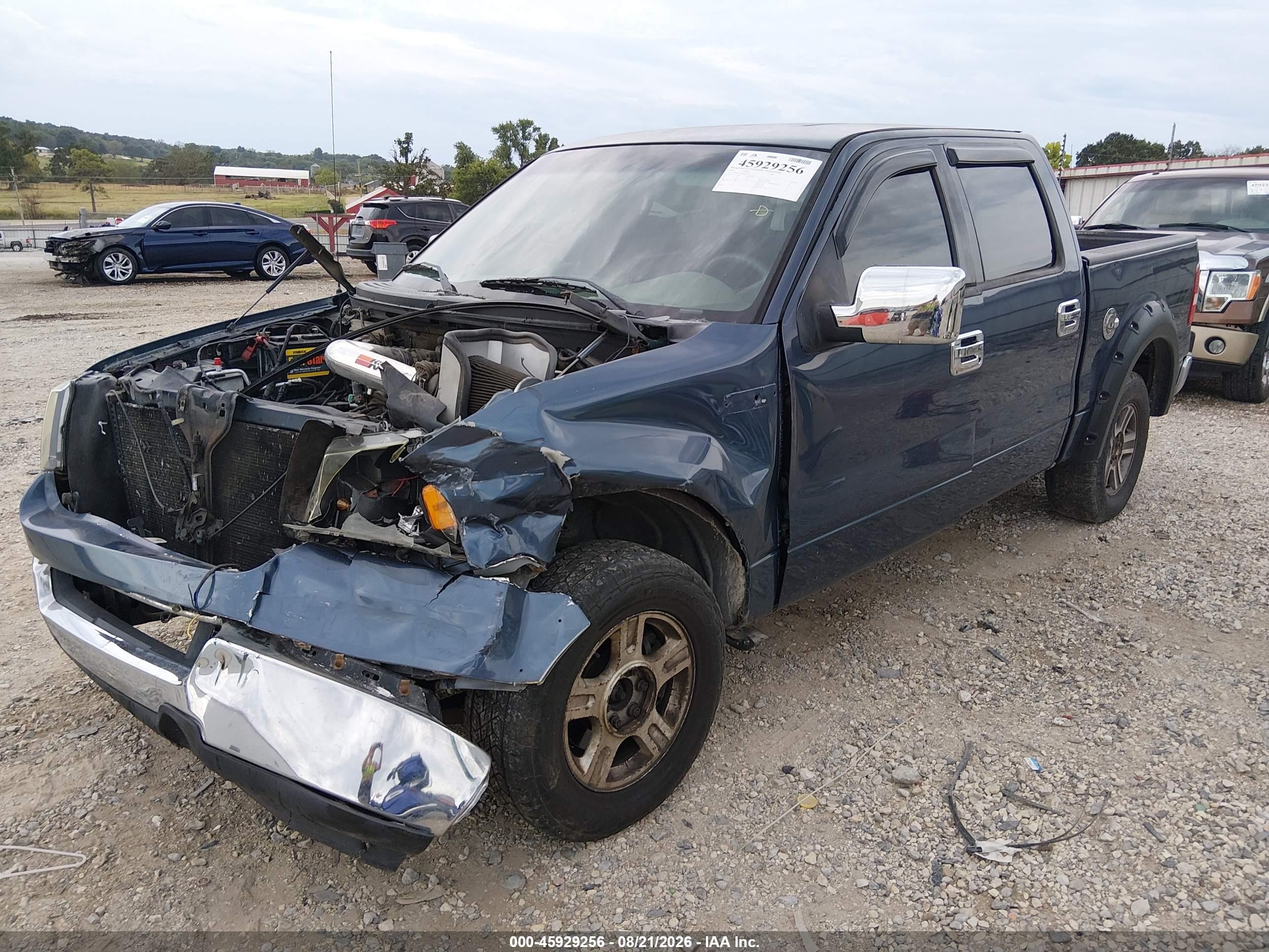 2004 Ford F-150 Xlt Синий vin: 1FTRW12W84KC33213