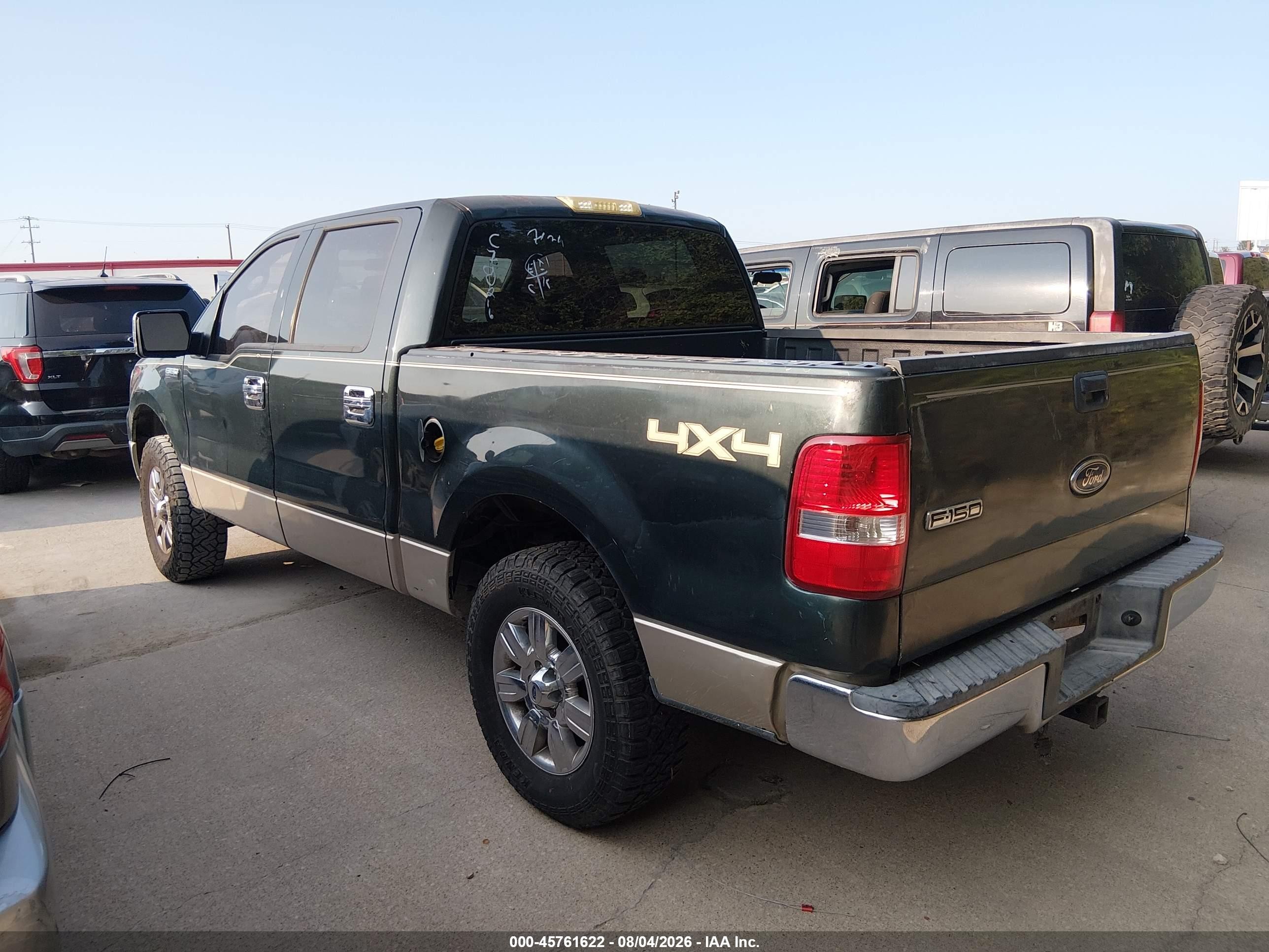 2004 Ford F-150 Xlt Зеленый vin: 1FTRW12W84KC78216