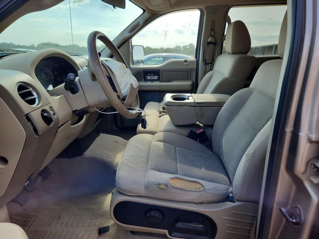 2004 Ford F150 Supercrew Tan vin: 1FTRW12W84KD63878