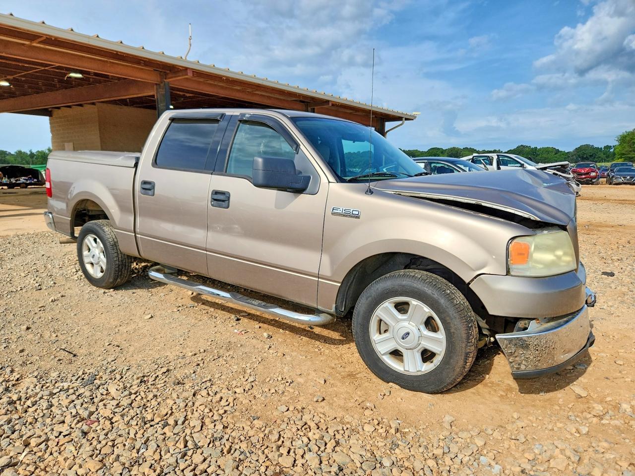 2004 Ford F150 Supercrew Tan vin: 1FTRW12W84KD63878