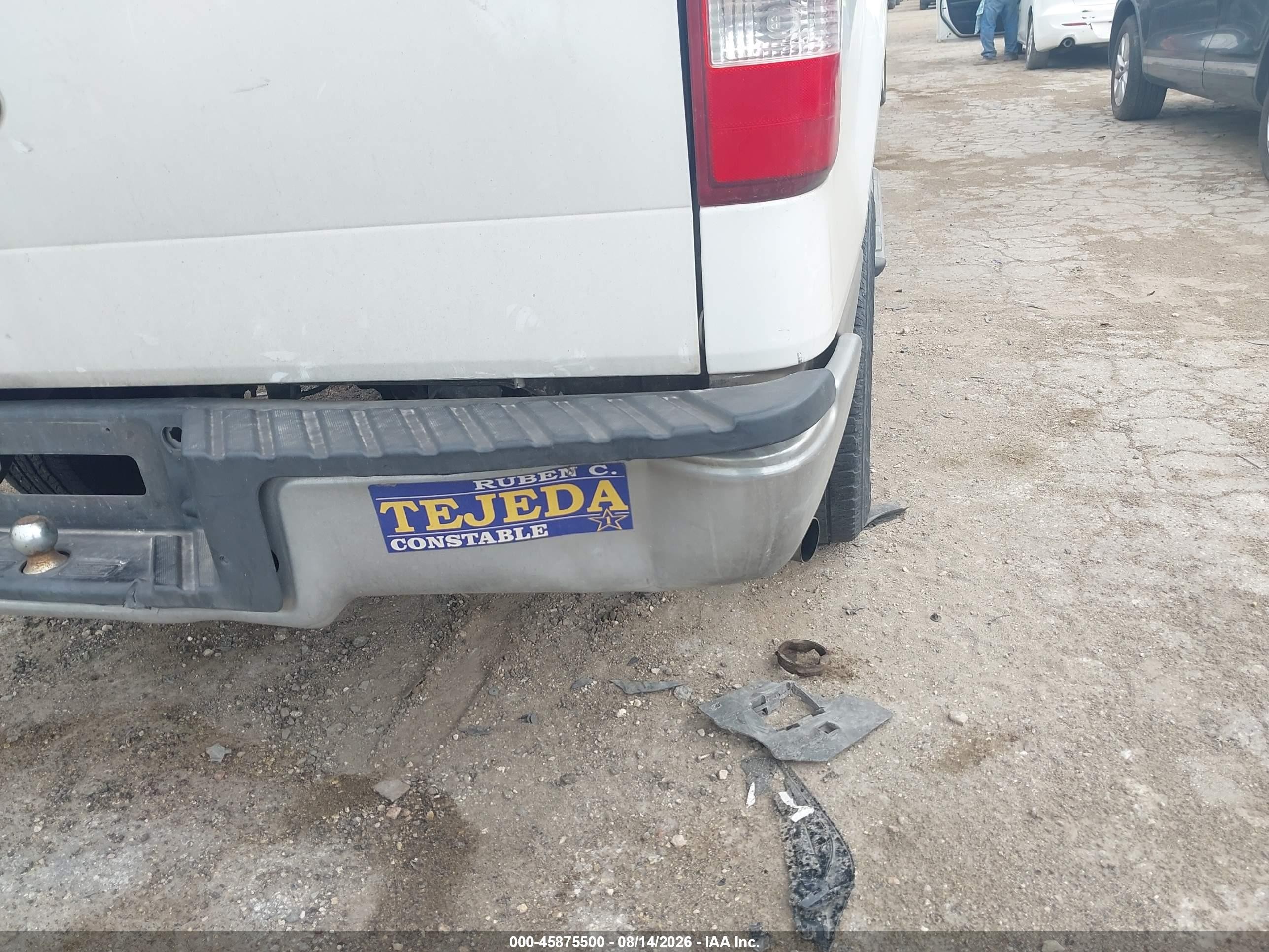 2006 Ford F-150 Xlt White vin: 1FTRW12W86FA60417