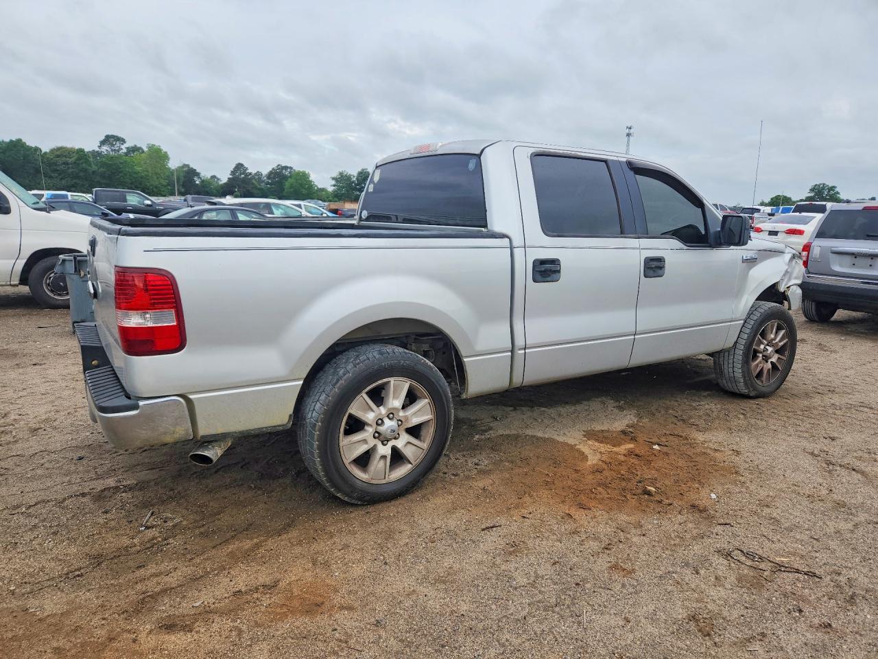2006 Ford F150 Supercrew Silver vin: 1FTRW12W86FA74124