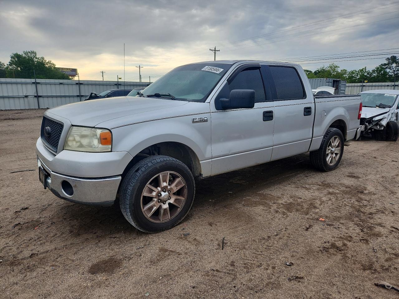 2006 Ford F150 Supercrew Silver vin: 1FTRW12W86FA74124