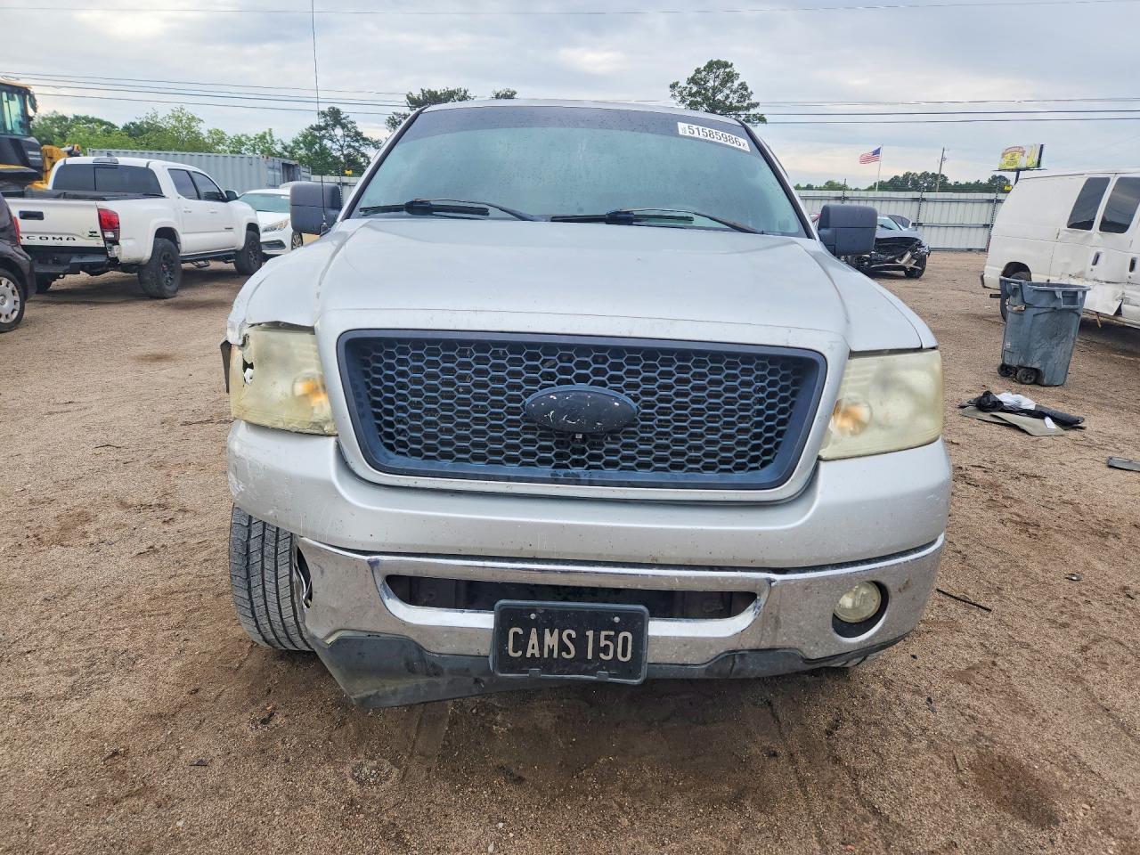2006 Ford F150 Supercrew Silver vin: 1FTRW12W86FA74124