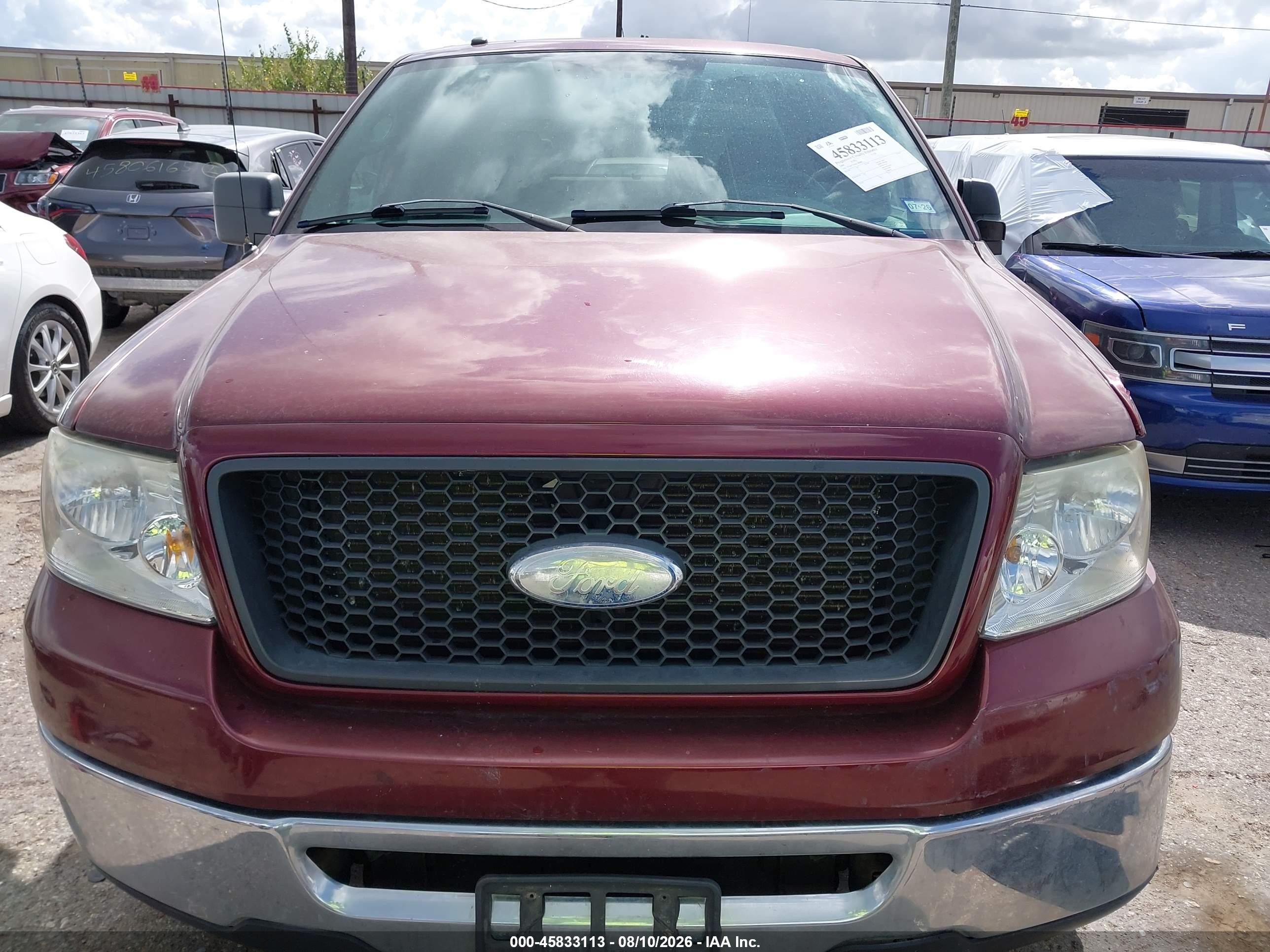 2006 Ford F-150 Xlt Maroon vin: 1FTRW12W86FA95989