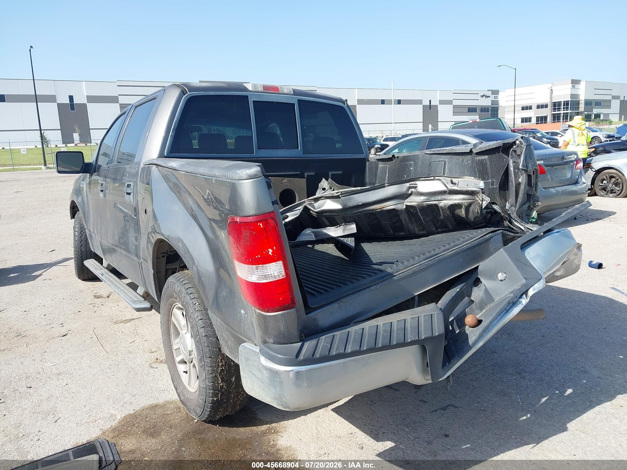 2006 Ford F-150 Xlt Gray vin: 1FTRW12W86FB37108