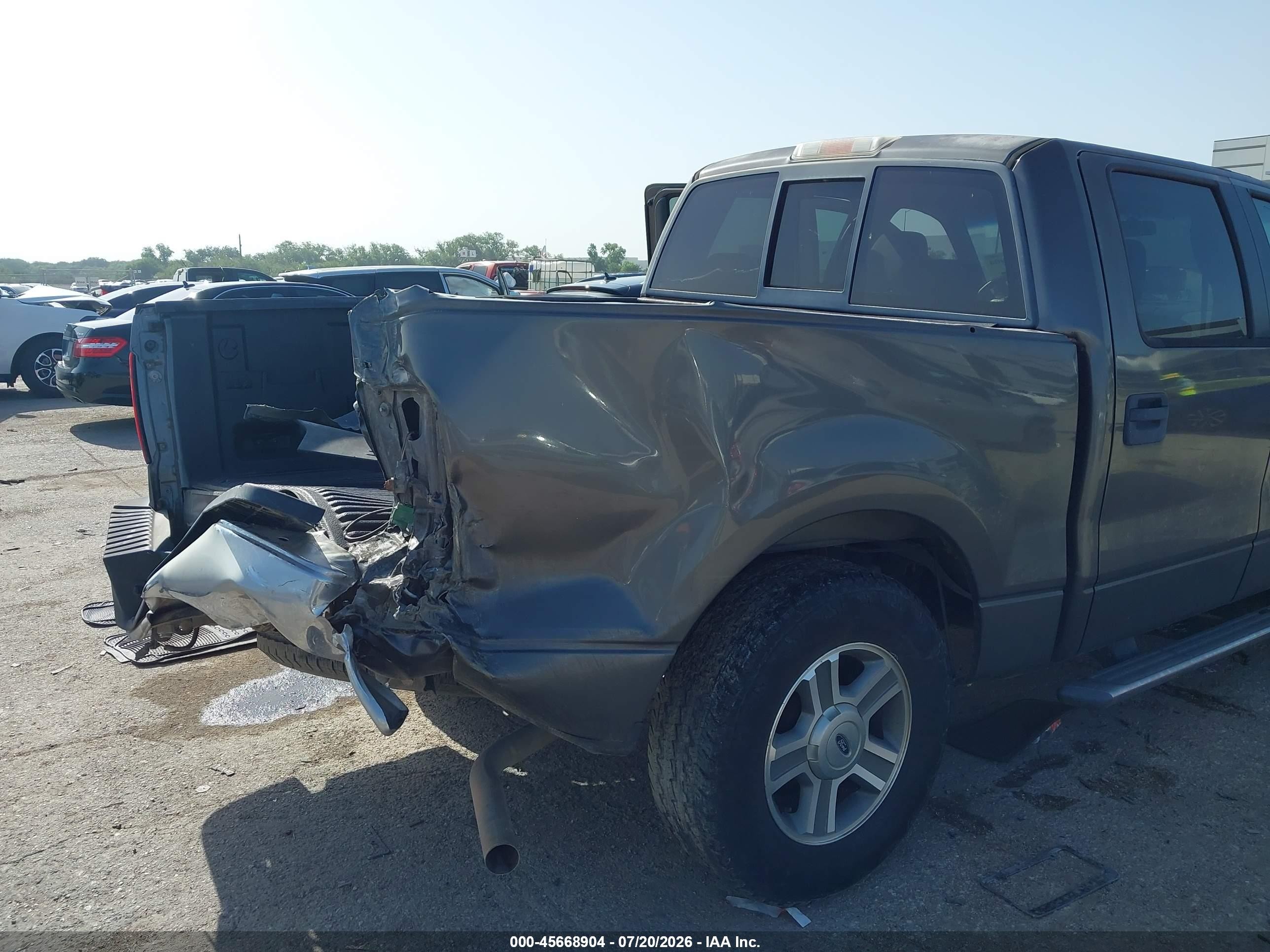 2006 Ford F-150 Xlt Gray vin: 1FTRW12W86FB37108