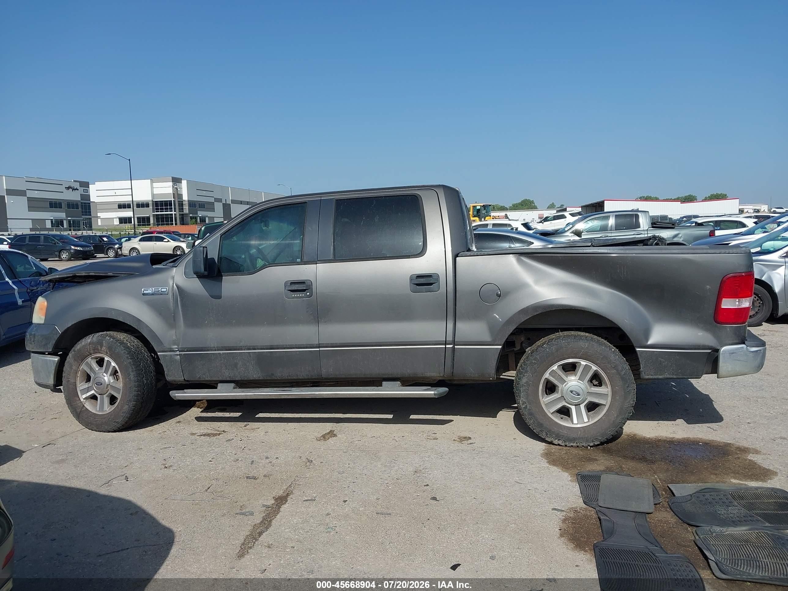 2006 Ford F-150 Xlt Gray vin: 1FTRW12W86FB37108