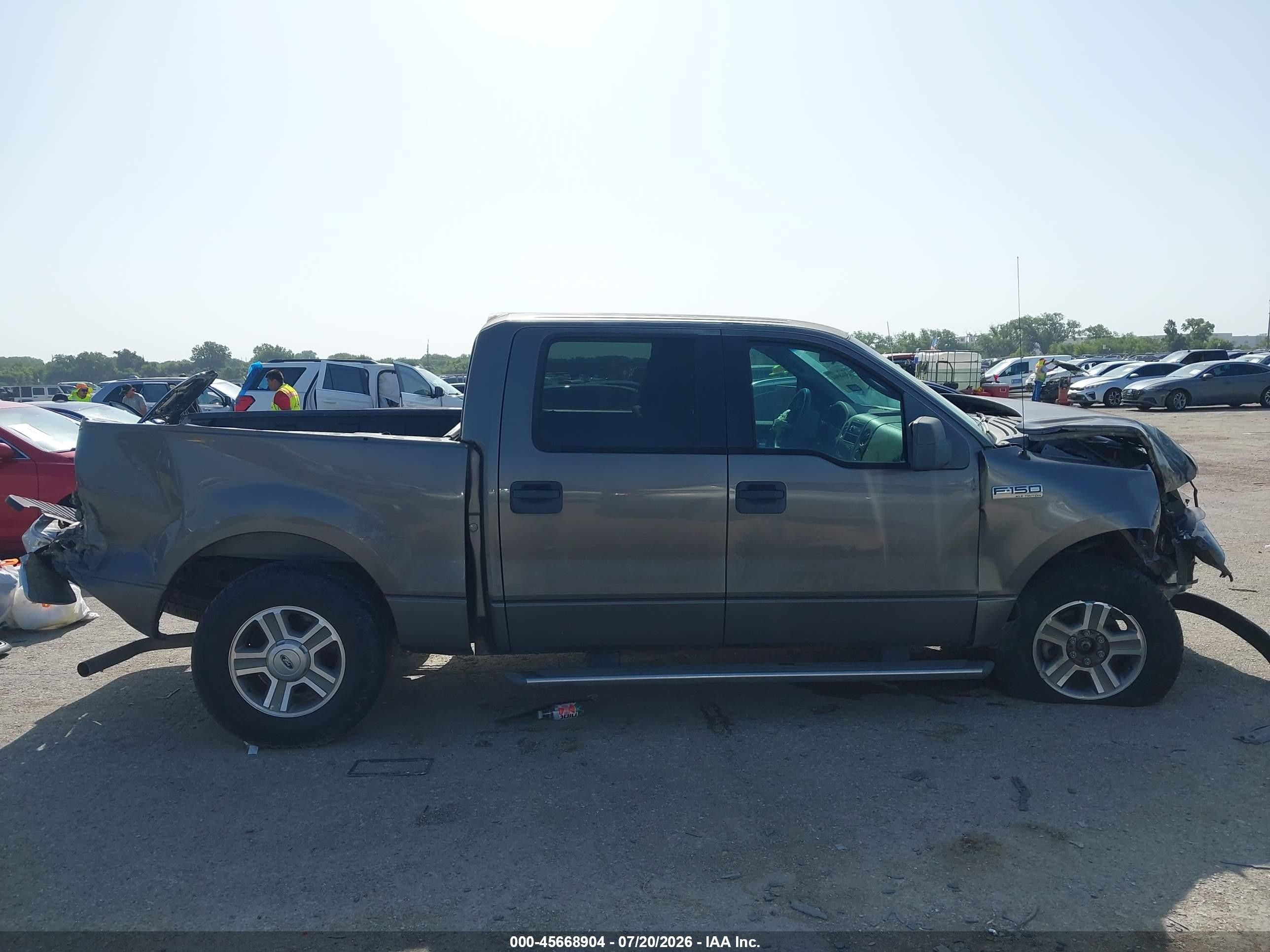 2006 Ford F-150 Xlt Gray vin: 1FTRW12W86FB37108