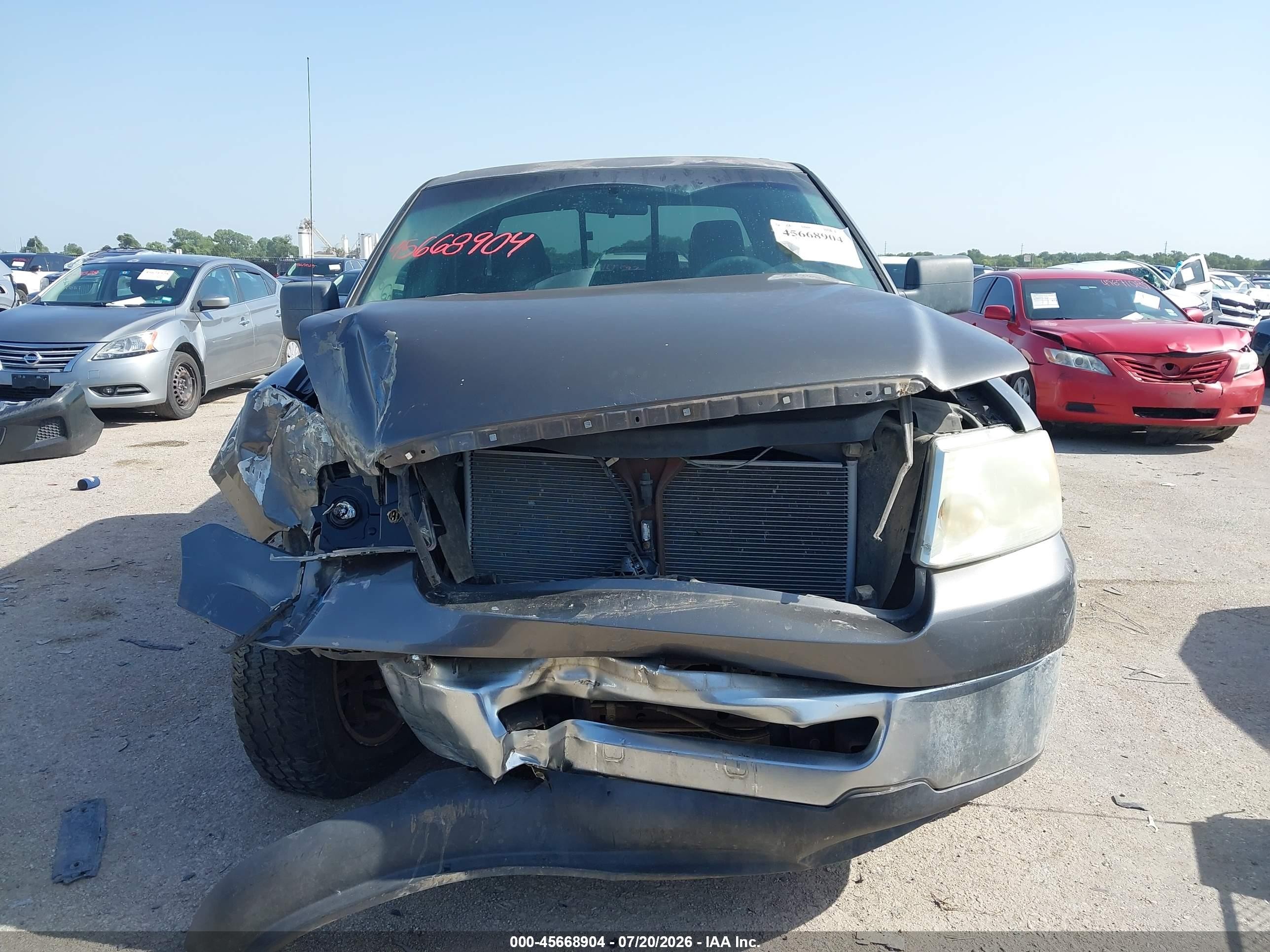 2006 Ford F-150 Xlt Gray vin: 1FTRW12W86FB37108