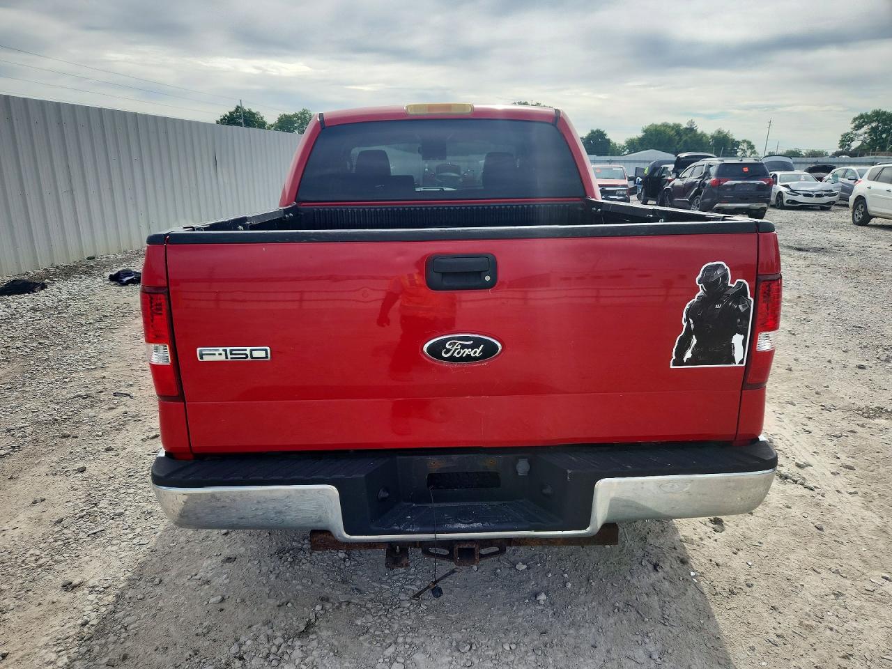 2006 Ford F150 Supercrew Red vin: 1FTRW12W86KC51987