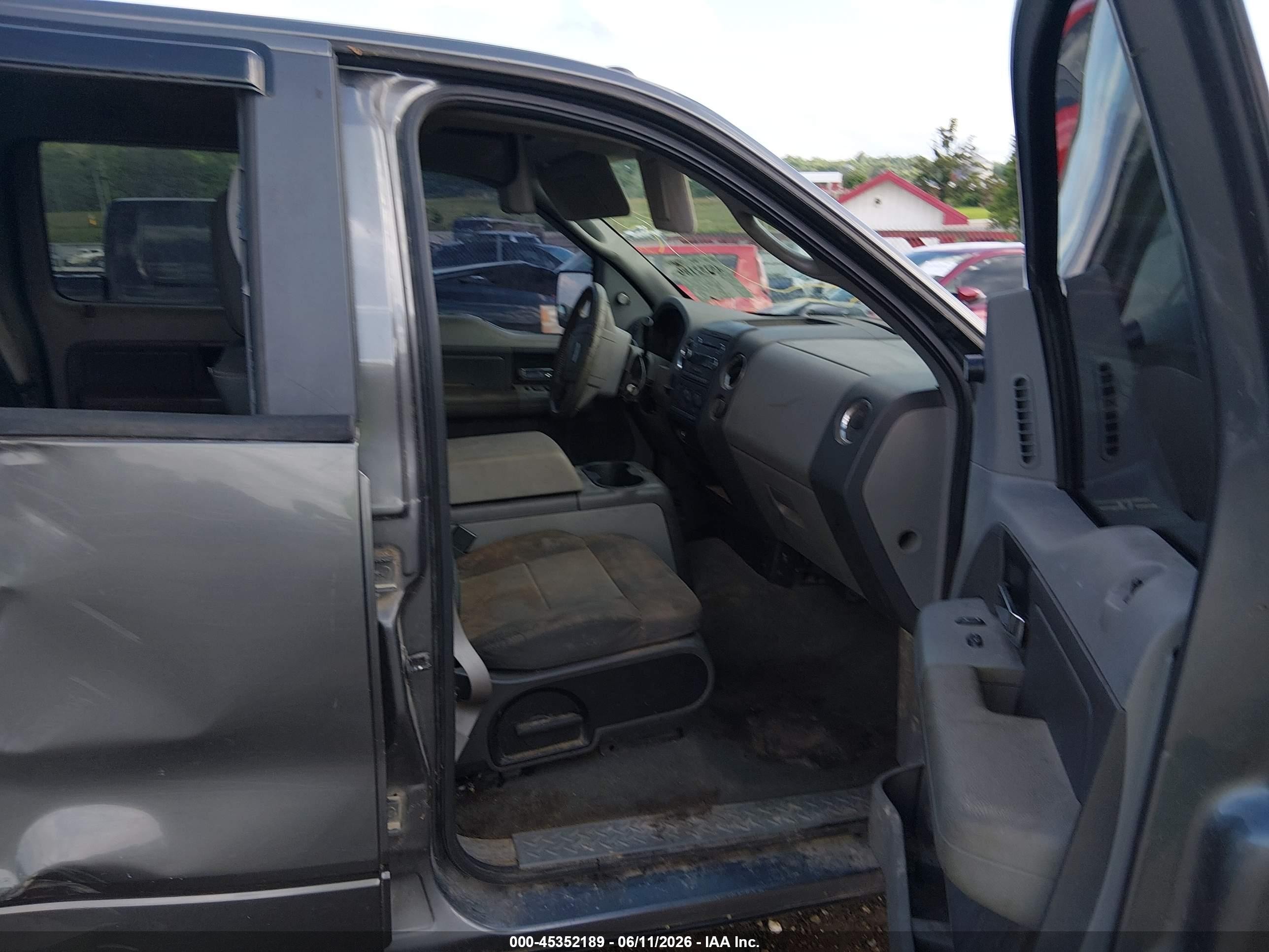 2007 Ford F-150 Xlt Gray vin: 1FTRW12W87FB12534