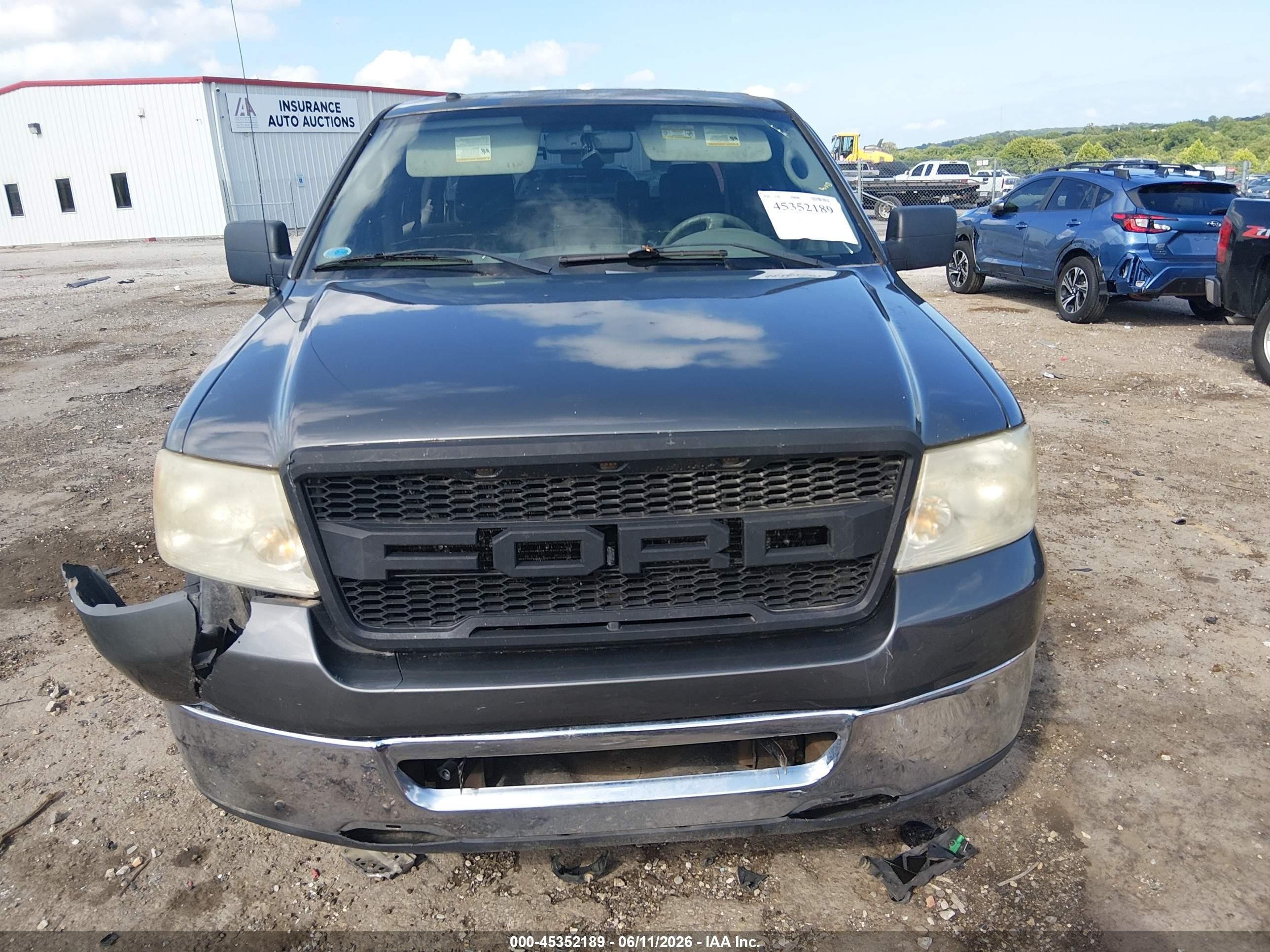 2007 Ford F-150 Xlt Gray vin: 1FTRW12W87FB12534
