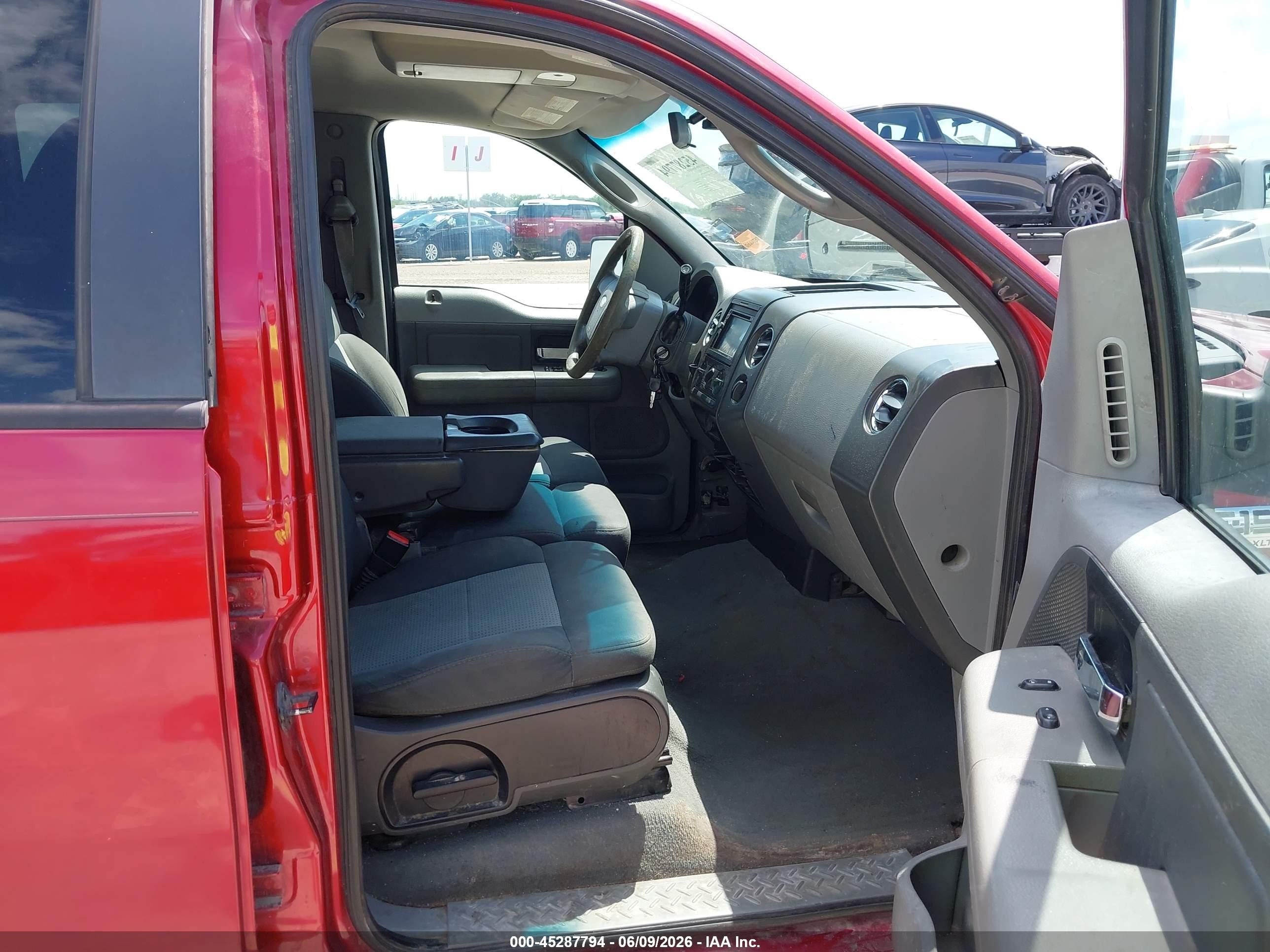 2007 Ford F-150 Fx2/xlt Red vin: 1FTRW12W87KC17744
