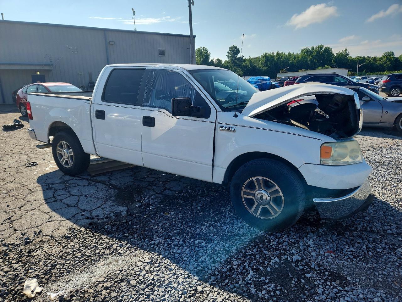 2007 Ford F150 White vin: 1FTRW12W87KC46354