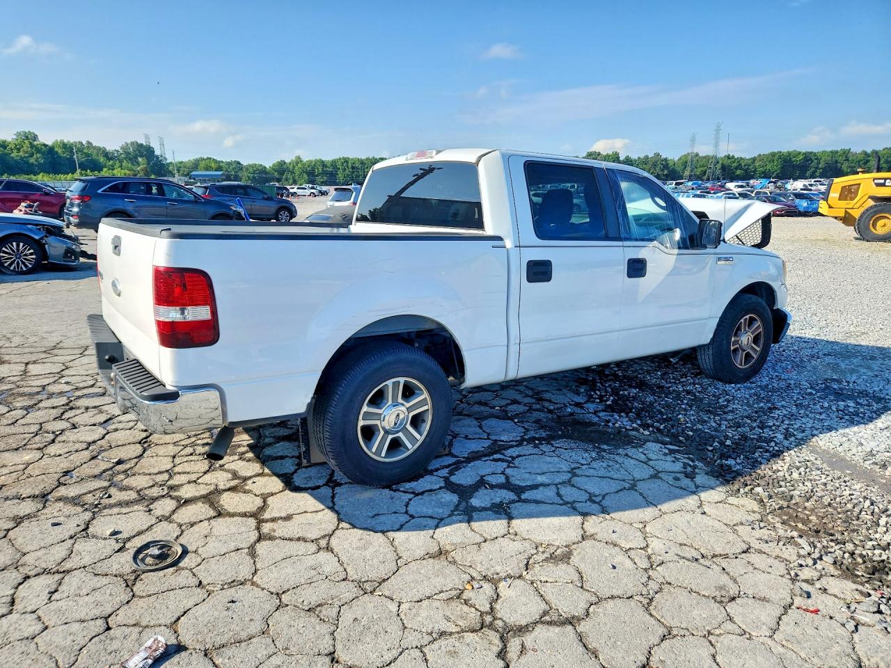 2007 Ford F150 White vin: 1FTRW12W87KC46354