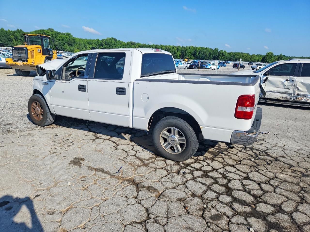 2007 Ford F150 White vin: 1FTRW12W87KC46354