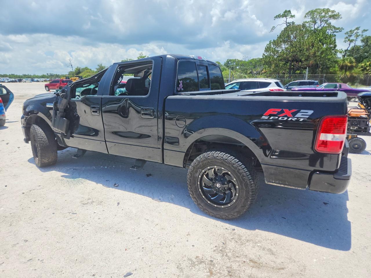 2008 Ford F150 Supercrew Black vin: 1FTRW12W88KB38480