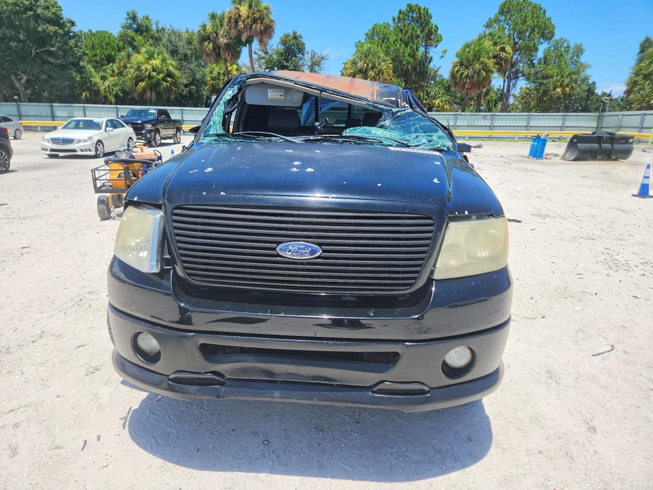 2008 Ford F150 Supercrew Black vin: 1FTRW12W88KB38480