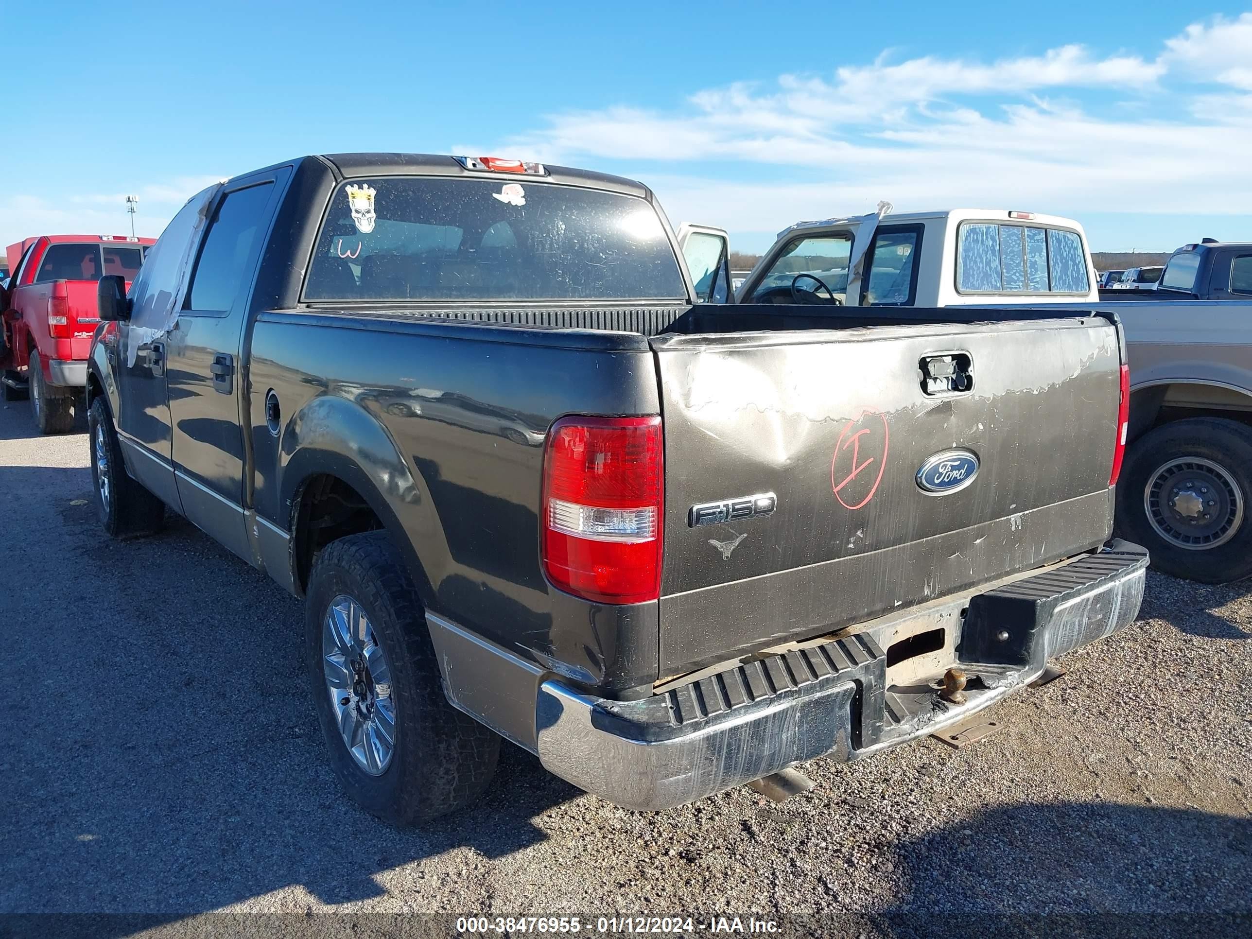 2005 Ford F-150 Xlt Gray vin: 1FTRW12W95FB29520