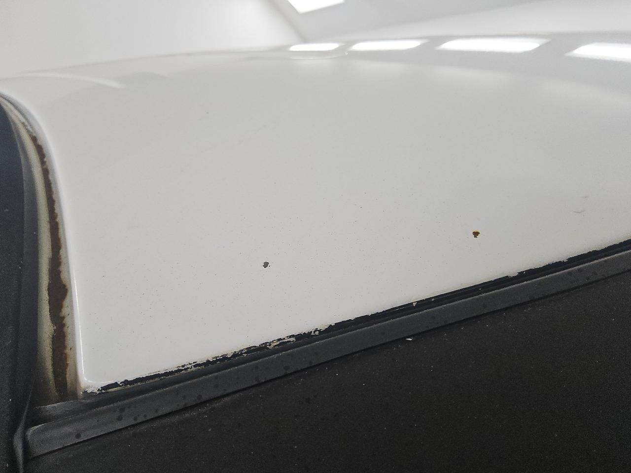 2005 Ford F150 Supercrew White vin: 1FTRW12W95FB33714 Damage: Roof Panel, Chipped, 2