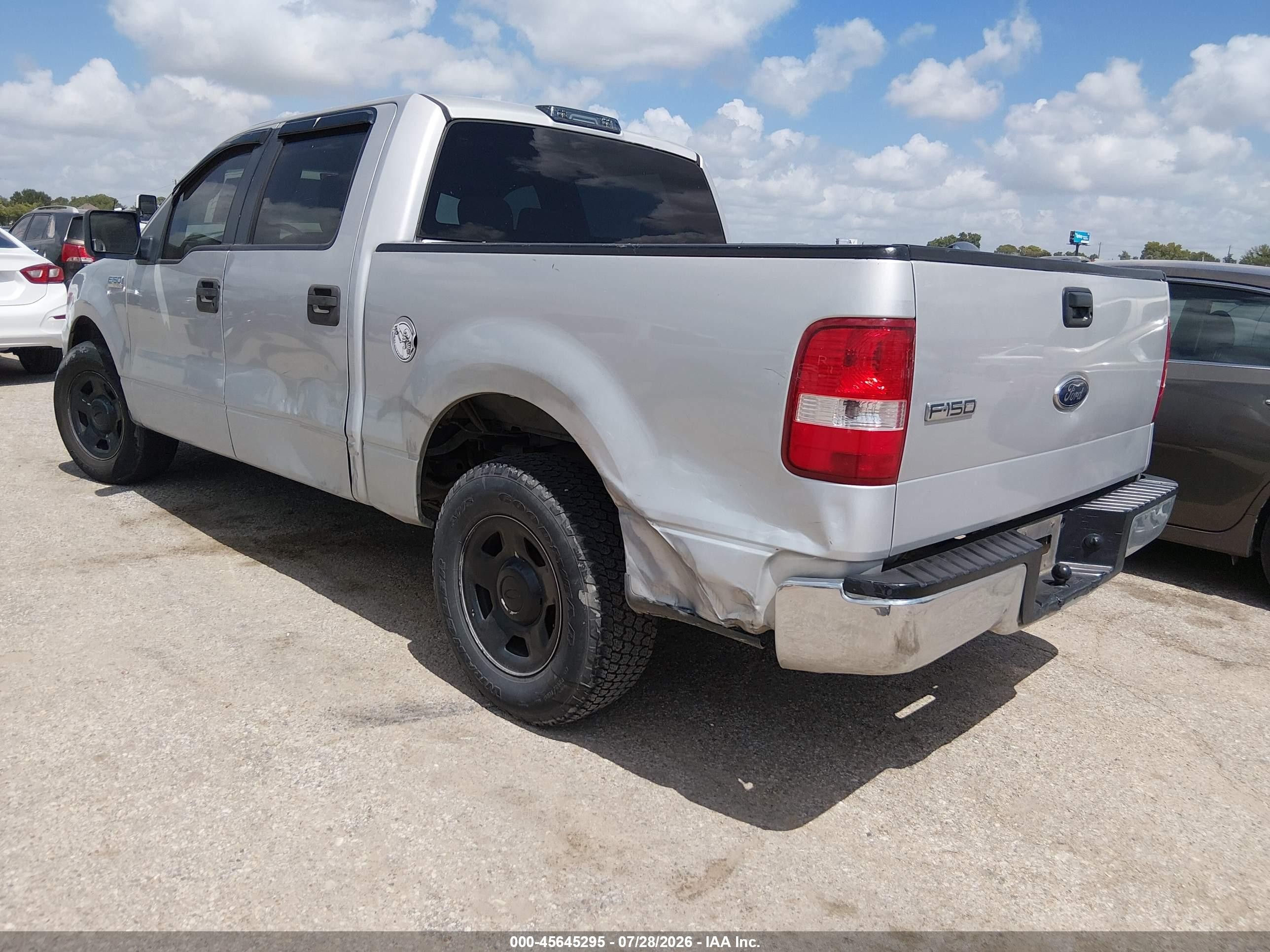 2005 Ford F-150 Xlt Silver vin: 1FTRW12W95KD20023