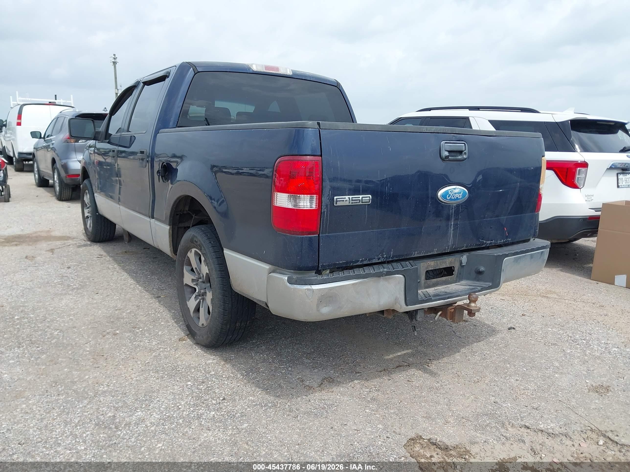 2006 Ford F-150 Xlt Dark Blue vin: 1FTRW12W96KC46703