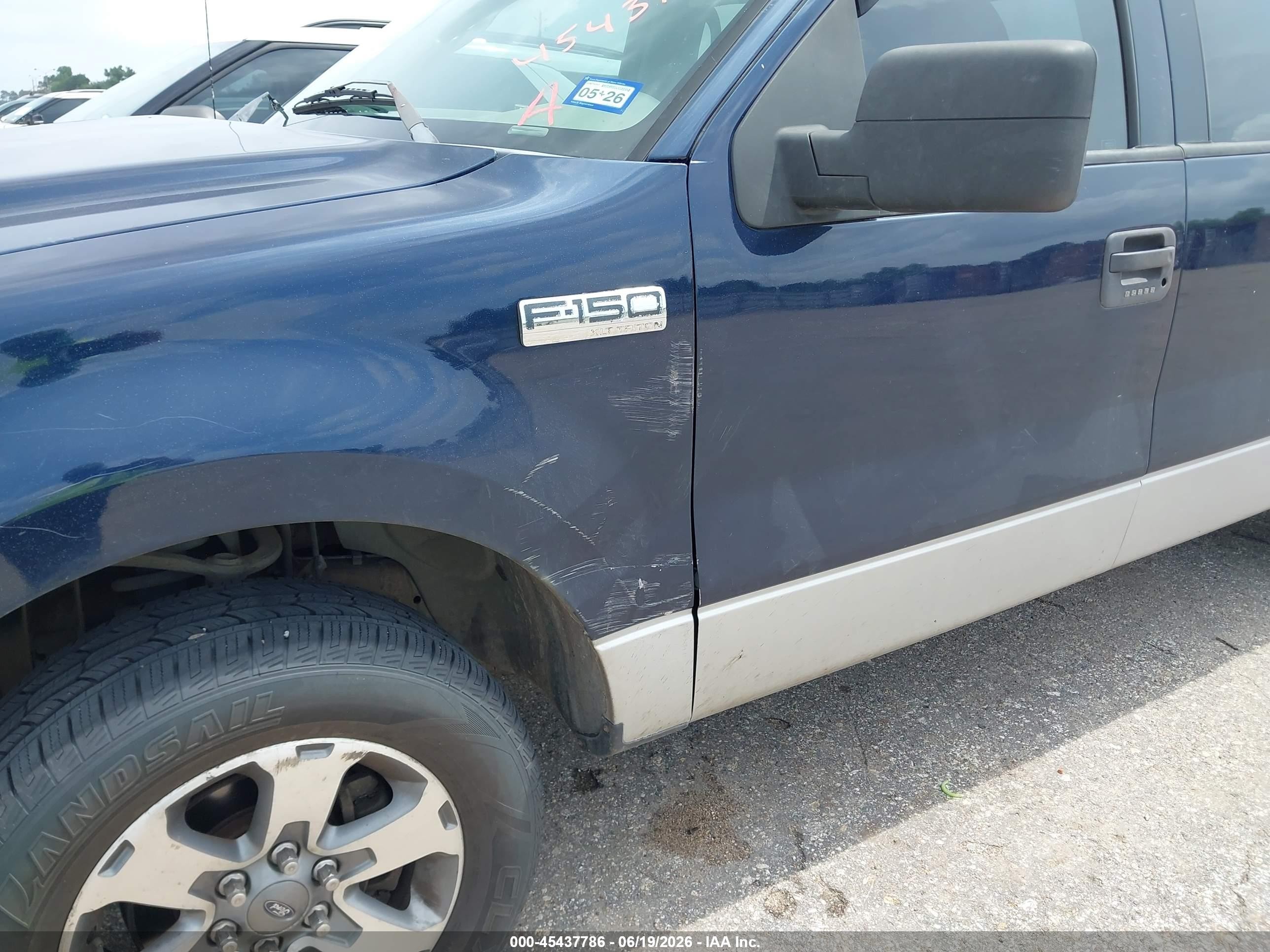 2006 Ford F-150 Xlt Dark Blue vin: 1FTRW12W96KC46703