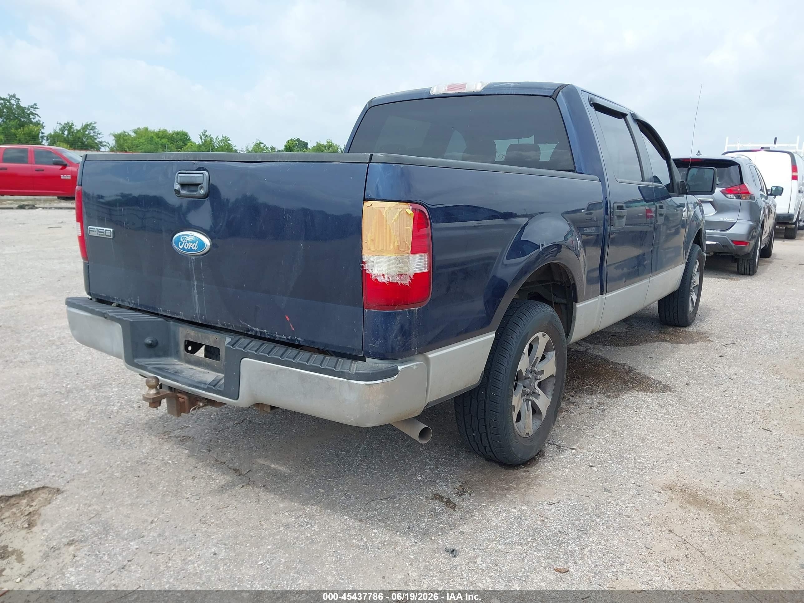 2006 Ford F-150 Xlt Dark Blue vin: 1FTRW12W96KC46703