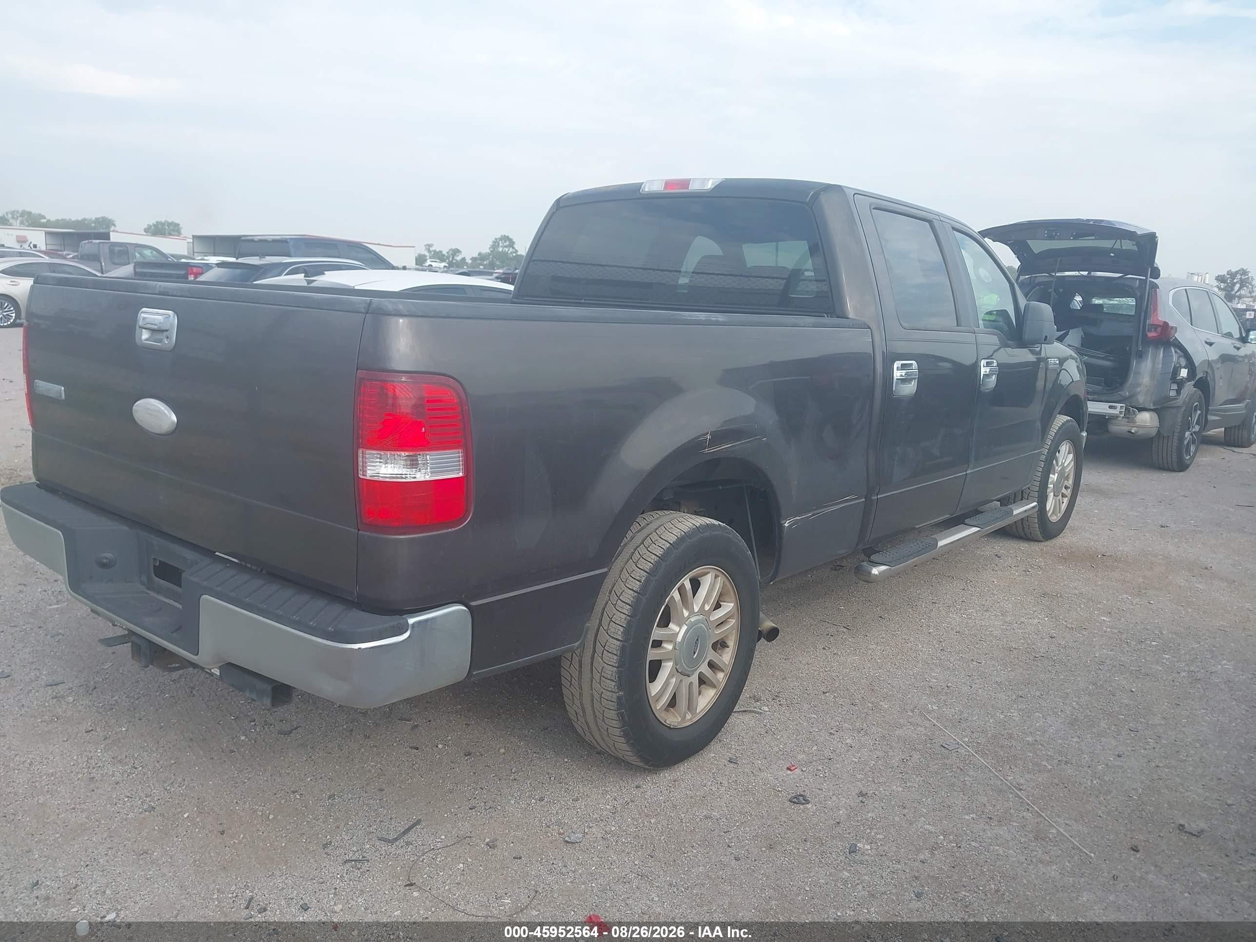 2006 Ford F-150 Xlt Black vin: 1FTRW12W96KD15891