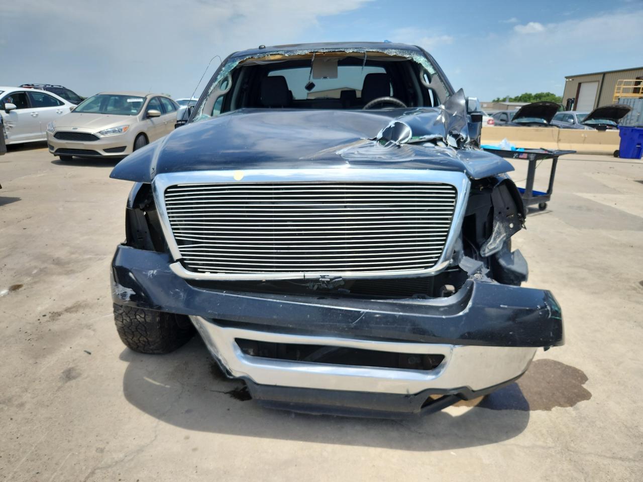 2007 Ford F150 Supercrew Черный vin: 1FTRW12W97FA13737 Damage: Front Bumper Cover Upper, Broken, Replacement Required
