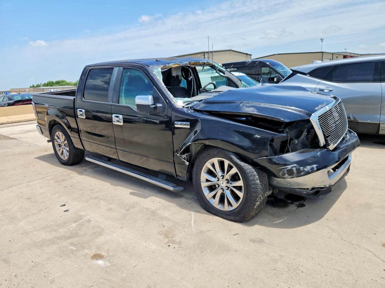 2007 Ford F150 Supercrew Черный vin: 1FTRW12W97FA13737