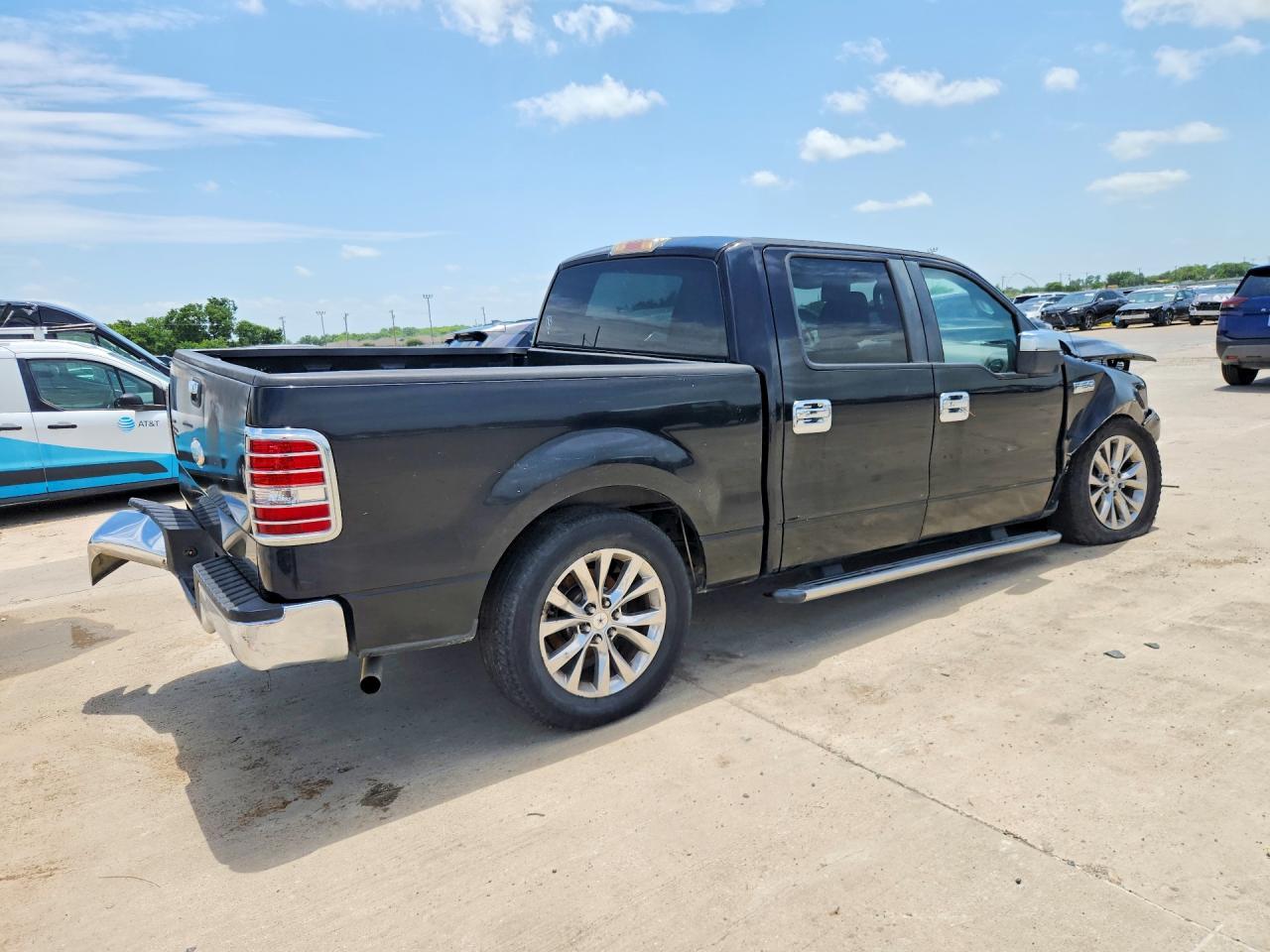 2007 Ford F150 Supercrew Черный vin: 1FTRW12W97FA13737