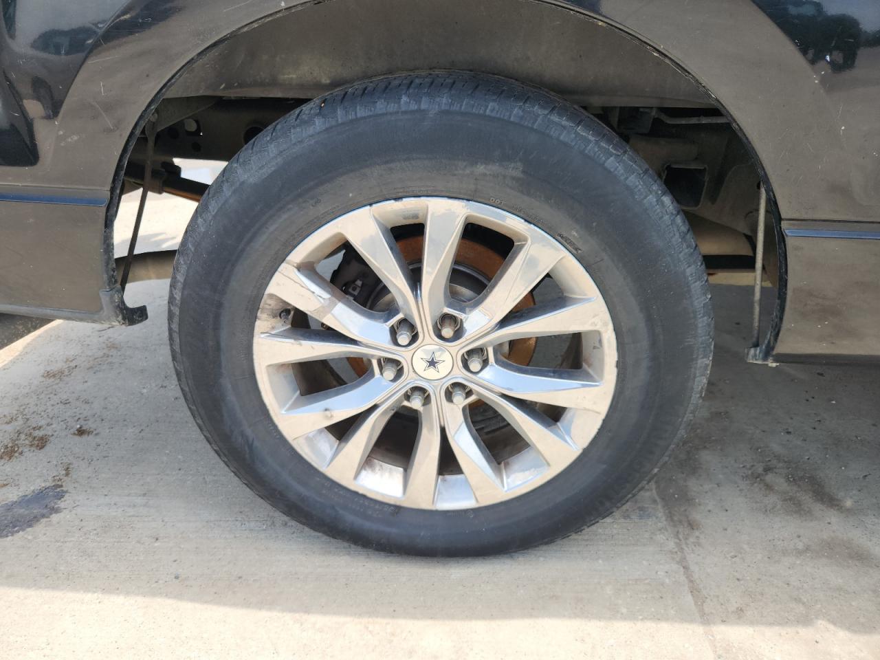 2007 Ford F150 Supercrew Черный vin: 1FTRW12W97FA13737 Damage: Right Rear Wheel, Curb Rash, 7 To 8 Inches