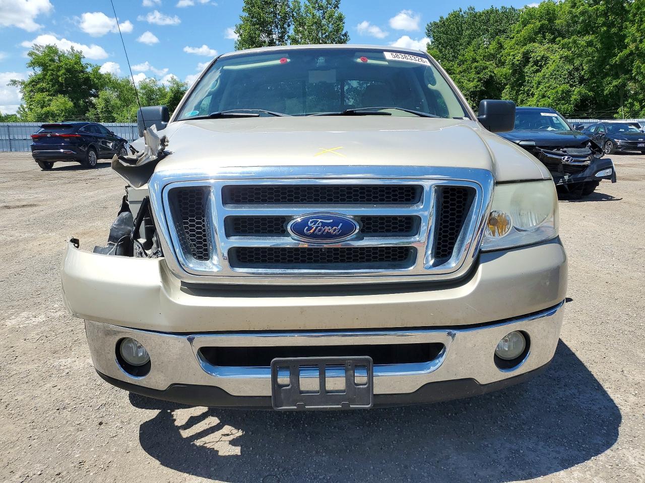 2007 Ford F150 Supercrew Tan vin: 1FTRW12W97FB10114