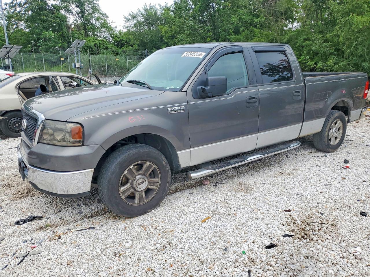 2007 Ford F150 Supercrew Gray vin: 1FTRW12W97FB43694
