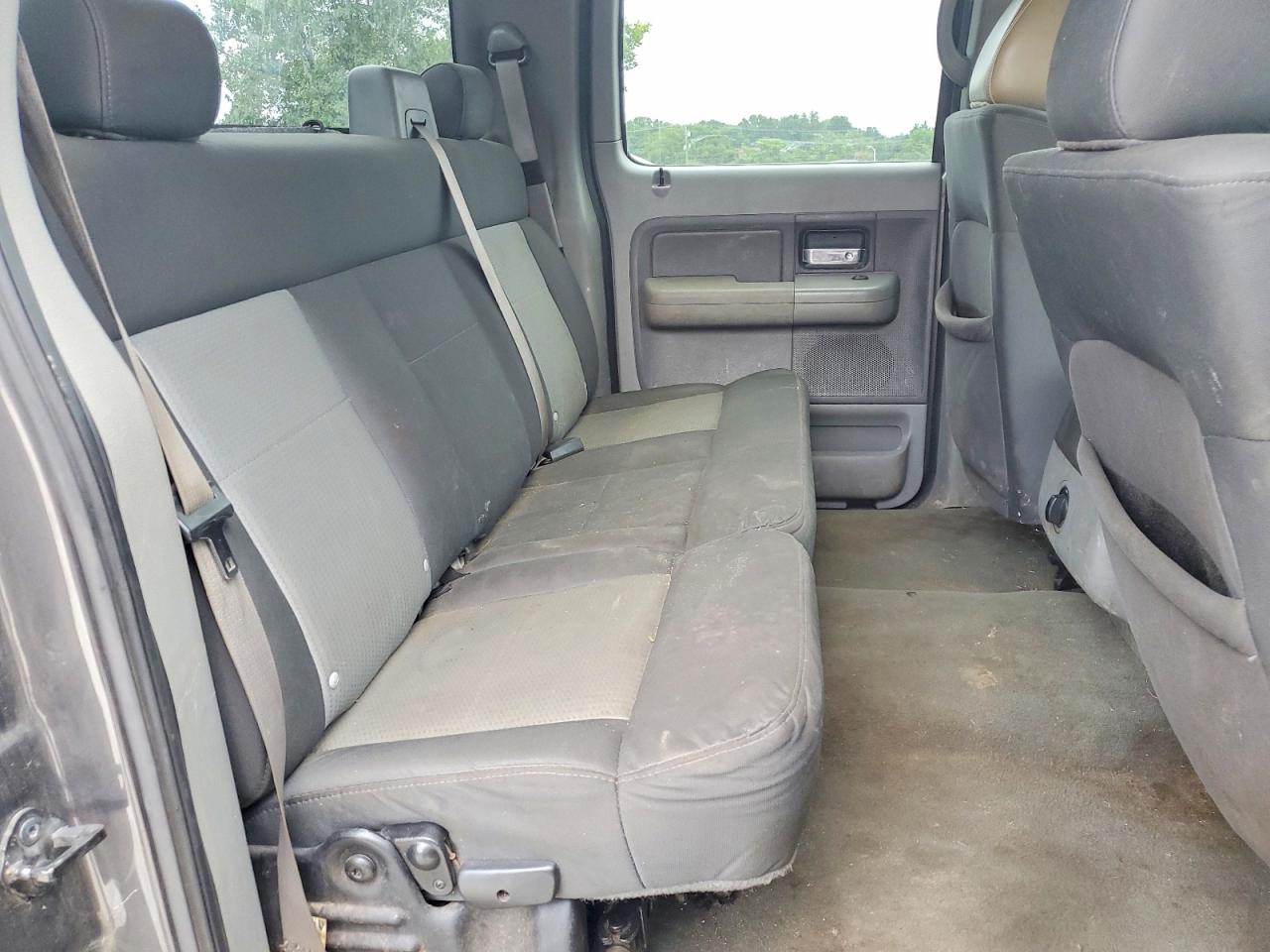 2007 Ford F150 Supercrew Gray vin: 1FTRW12W97FB43694