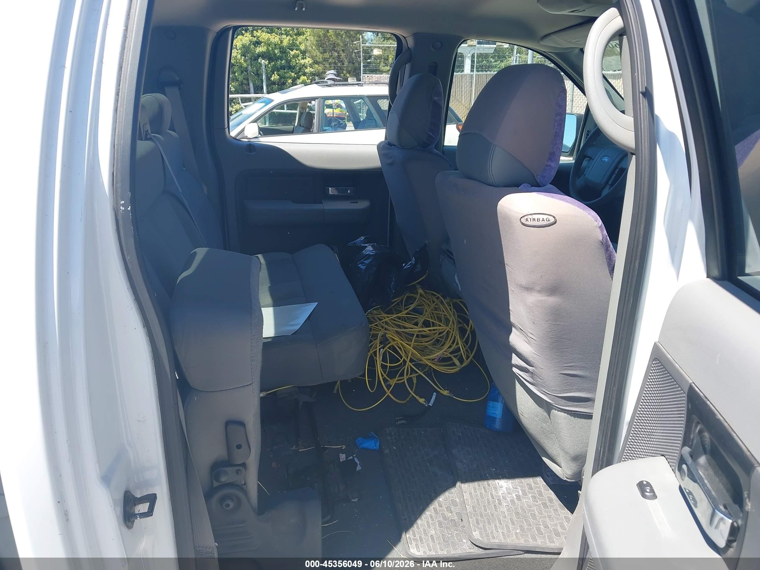 2007 Ford F-150 Xlt White vin: 1FTRW12W97FB78414