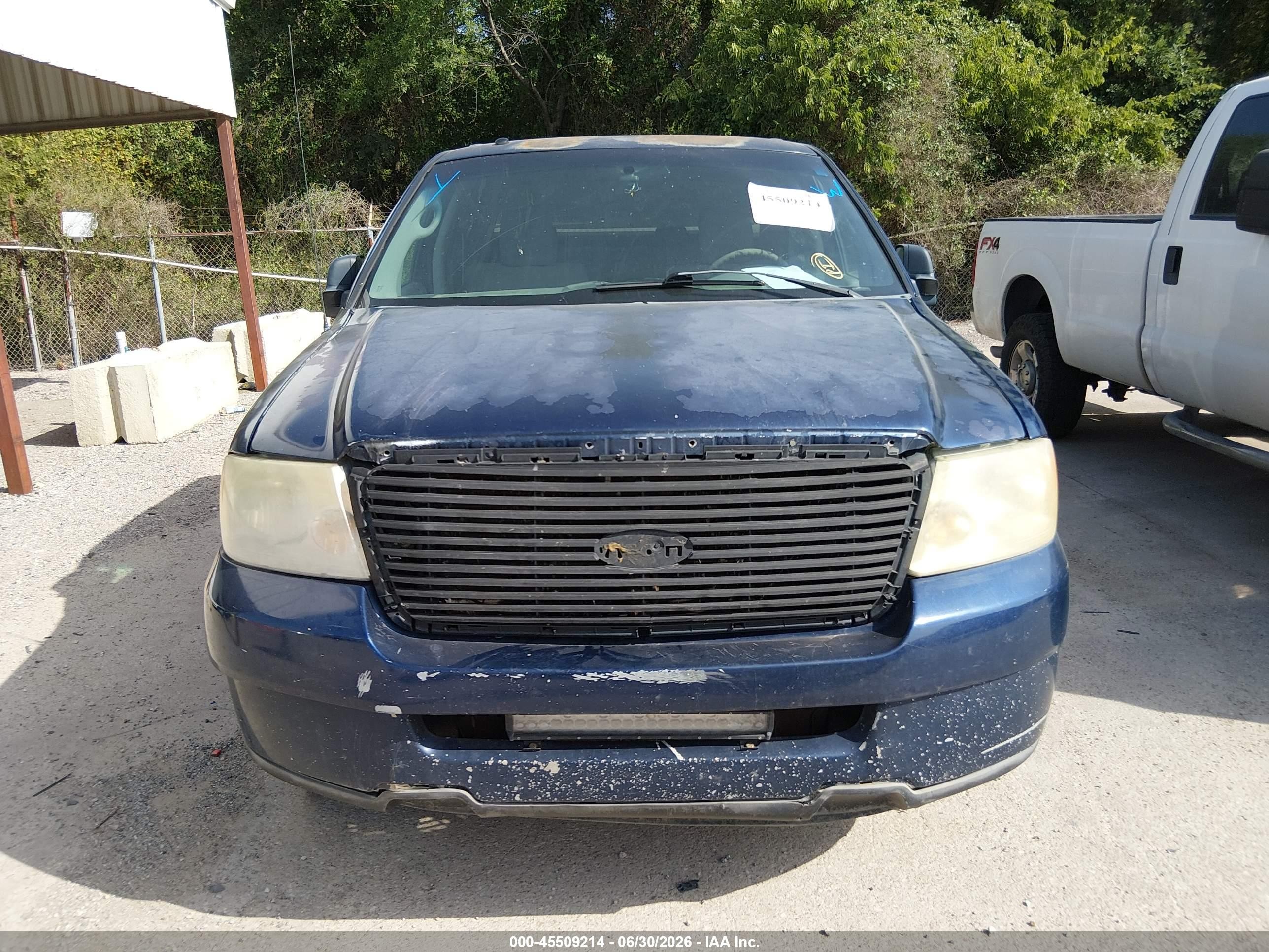 2007 Ford F-150 Xlt Blue vin: 1FTRW12W97KB73964