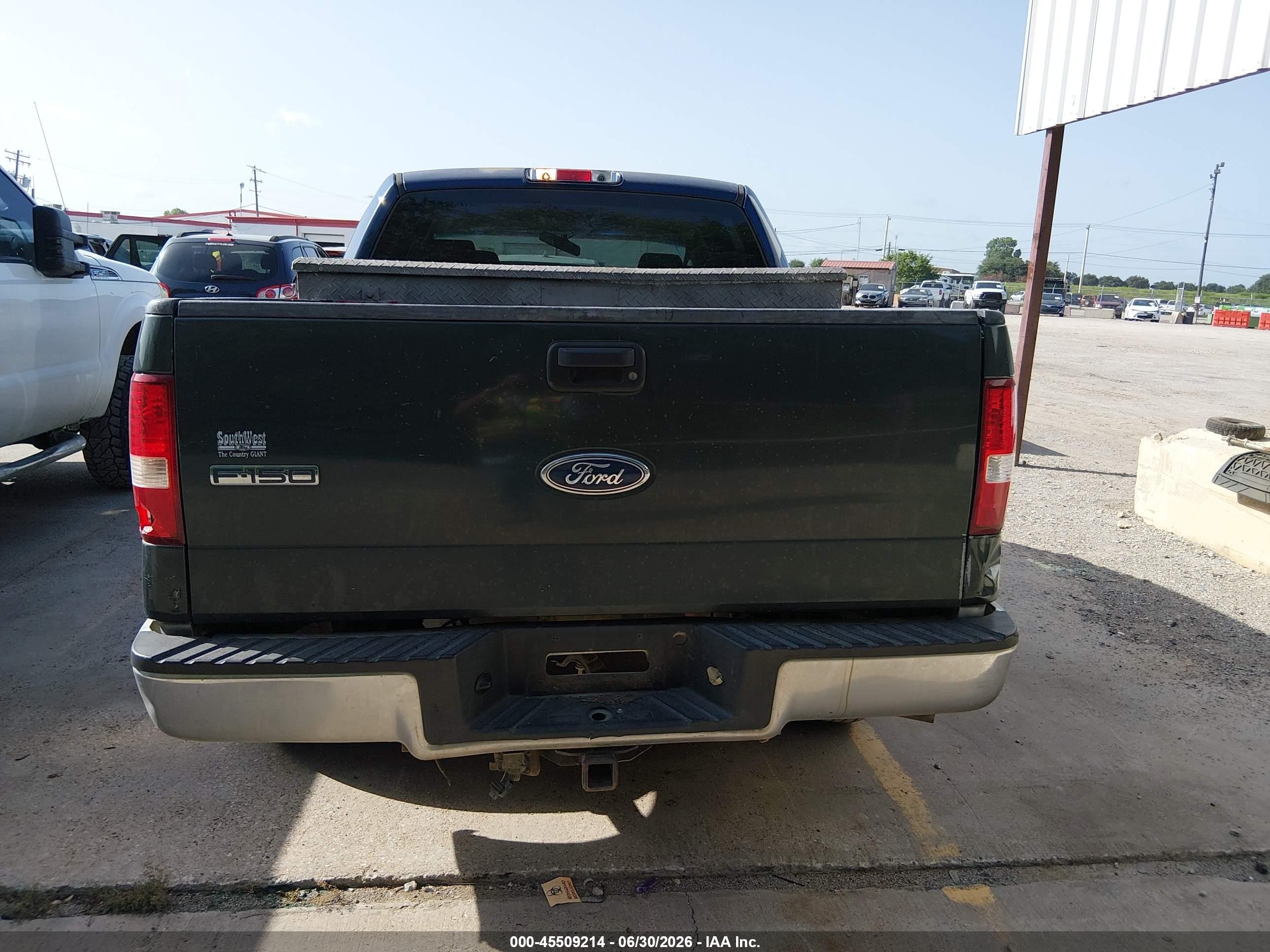2007 Ford F-150 Xlt Blue vin: 1FTRW12W97KB73964