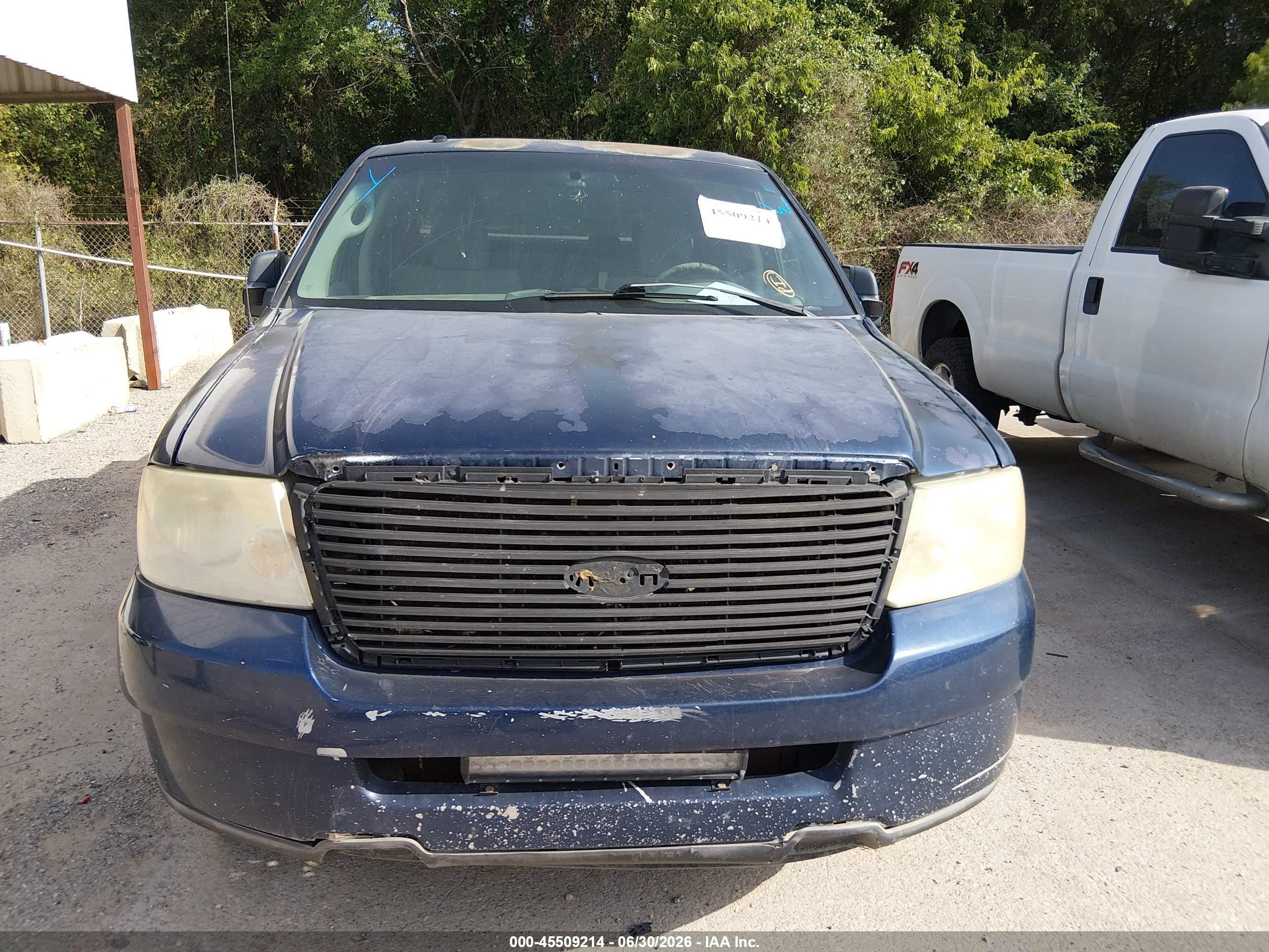 2007 Ford F-150 Xlt Blue vin: 1FTRW12W97KB73964