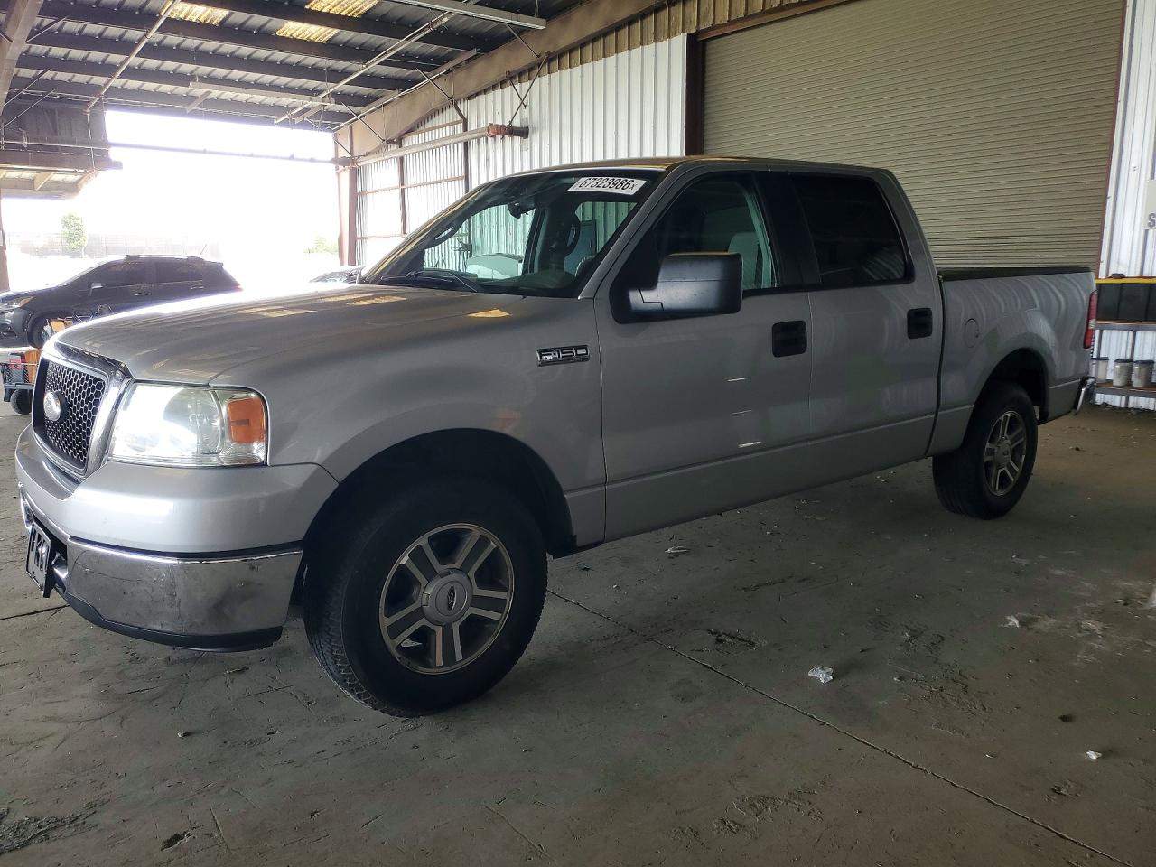 2007 Ford F150 Supercrew Gray vin: 1FTRW12W97KD11244