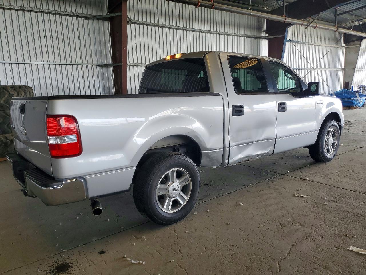 2007 Ford F150 Supercrew Gray vin: 1FTRW12W97KD11244