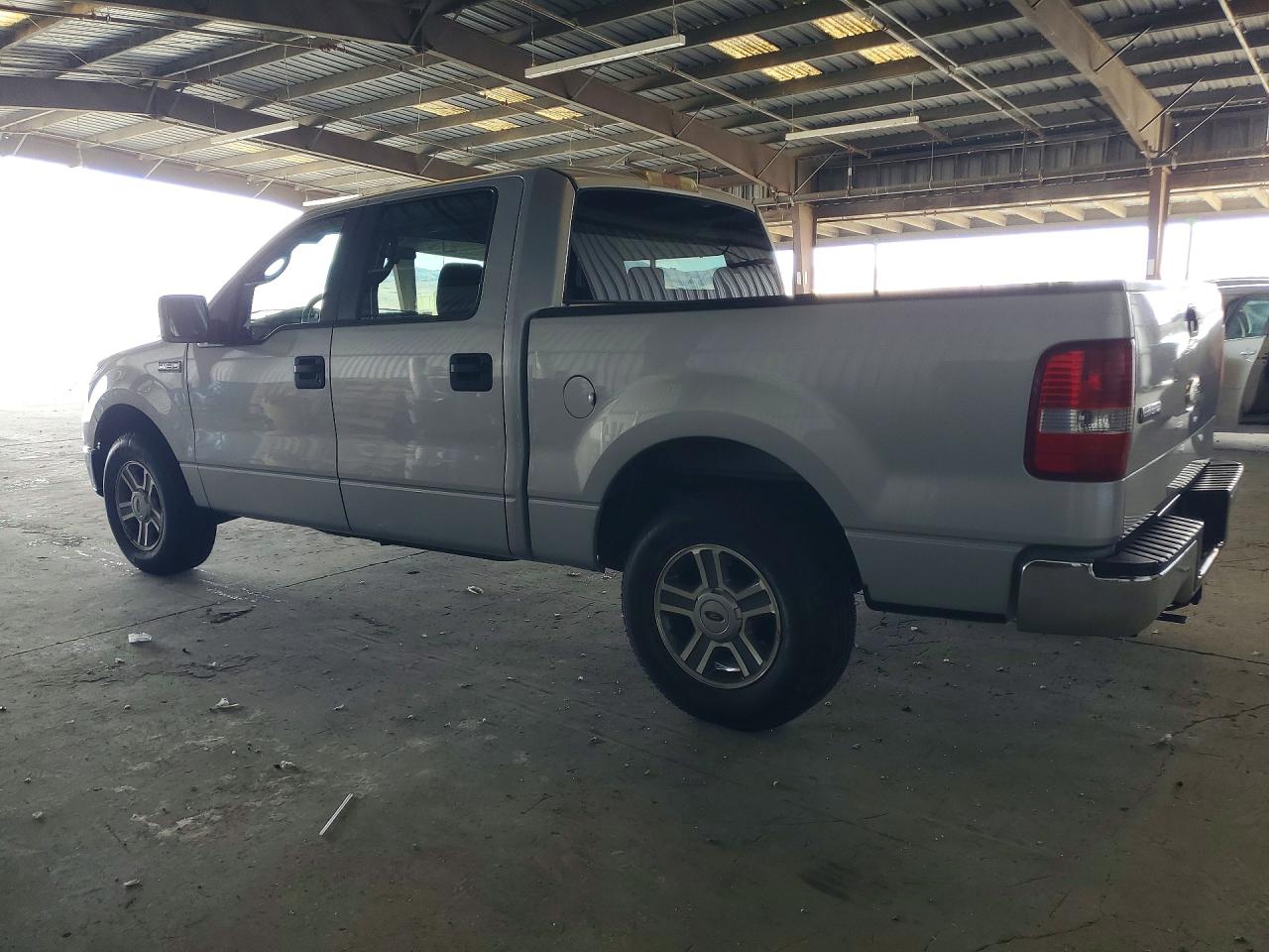 2007 Ford F150 Supercrew Gray vin: 1FTRW12W97KD11244
