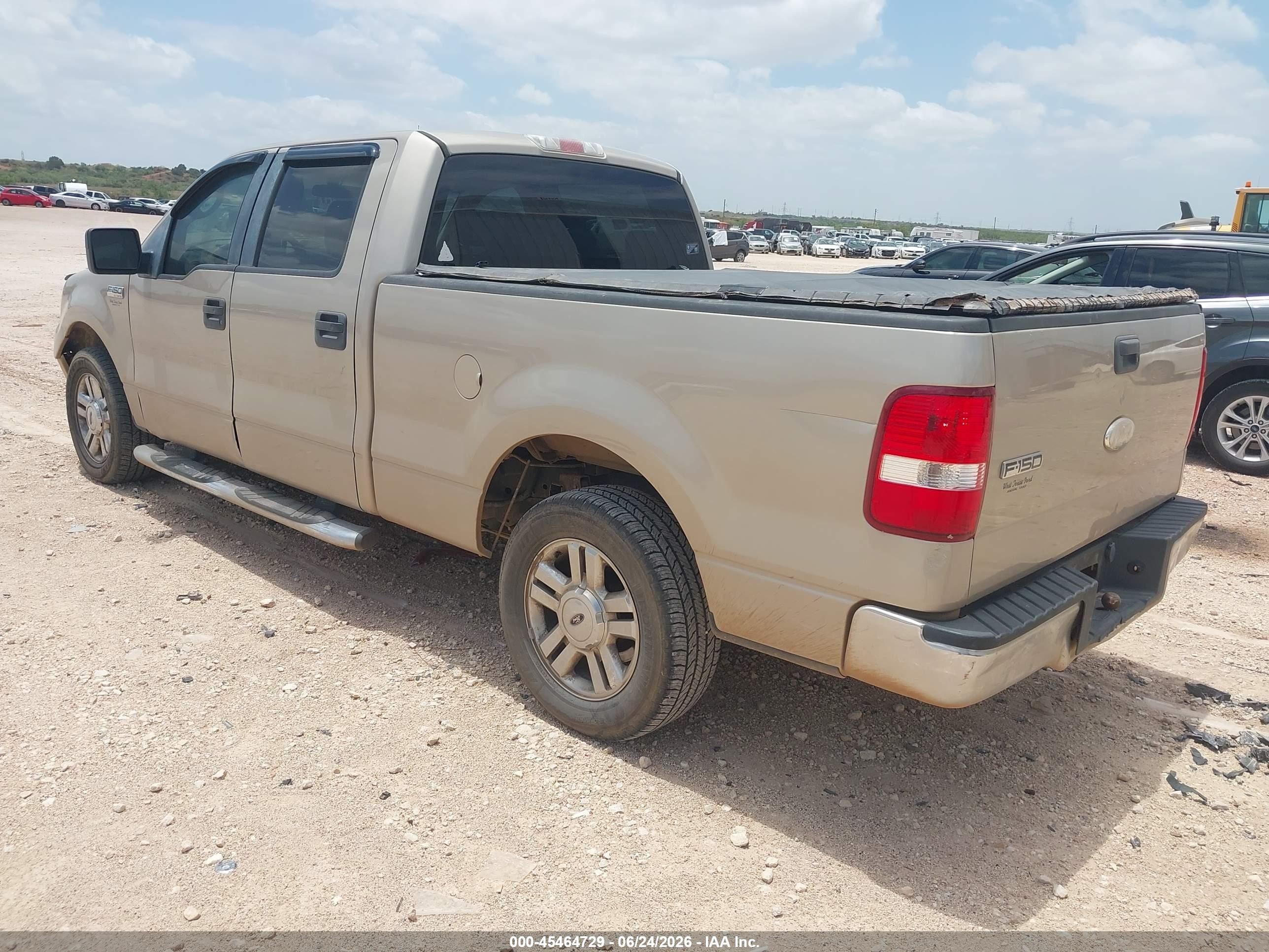 2008 Ford F-150 60th Anniversary/fx2/xl/xlt Tan vin: 1FTRW12W98FA07051
