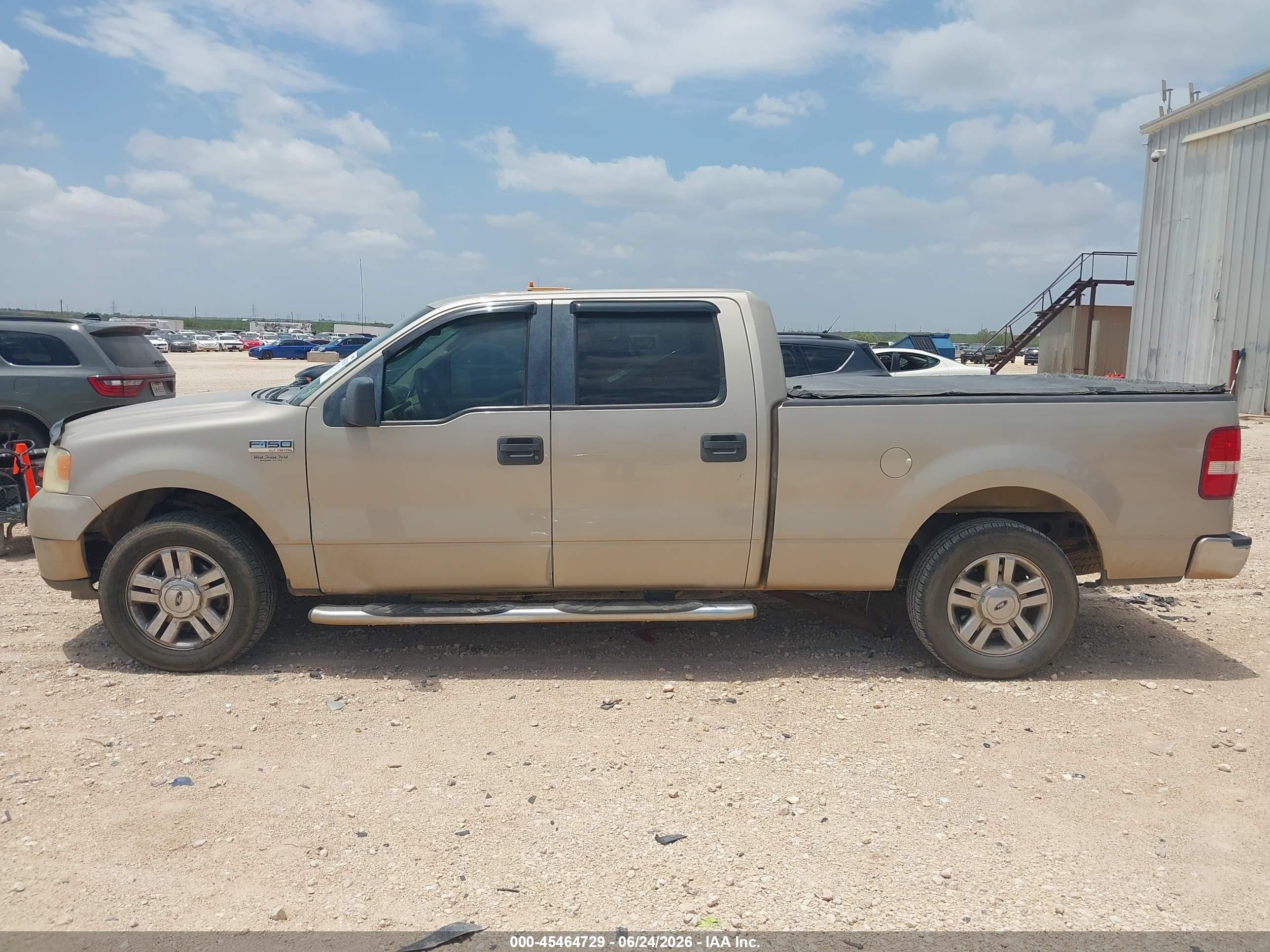 2008 Ford F-150 60th Anniversary/fx2/xl/xlt Tan vin: 1FTRW12W98FA07051